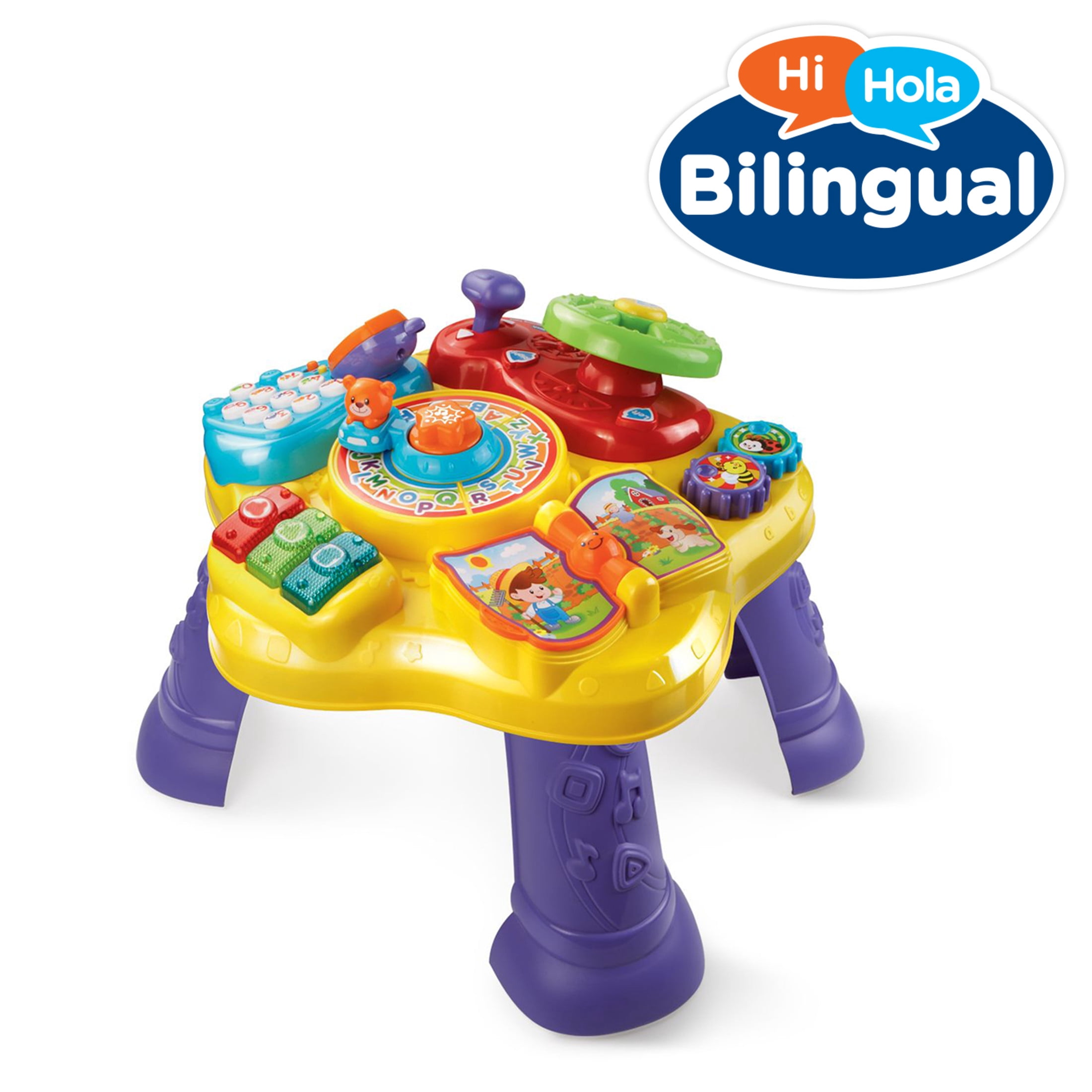 VTech Magic Star Interactive Learning Table (Bilingual Educational Activity Center for Toddlers) lkmh2