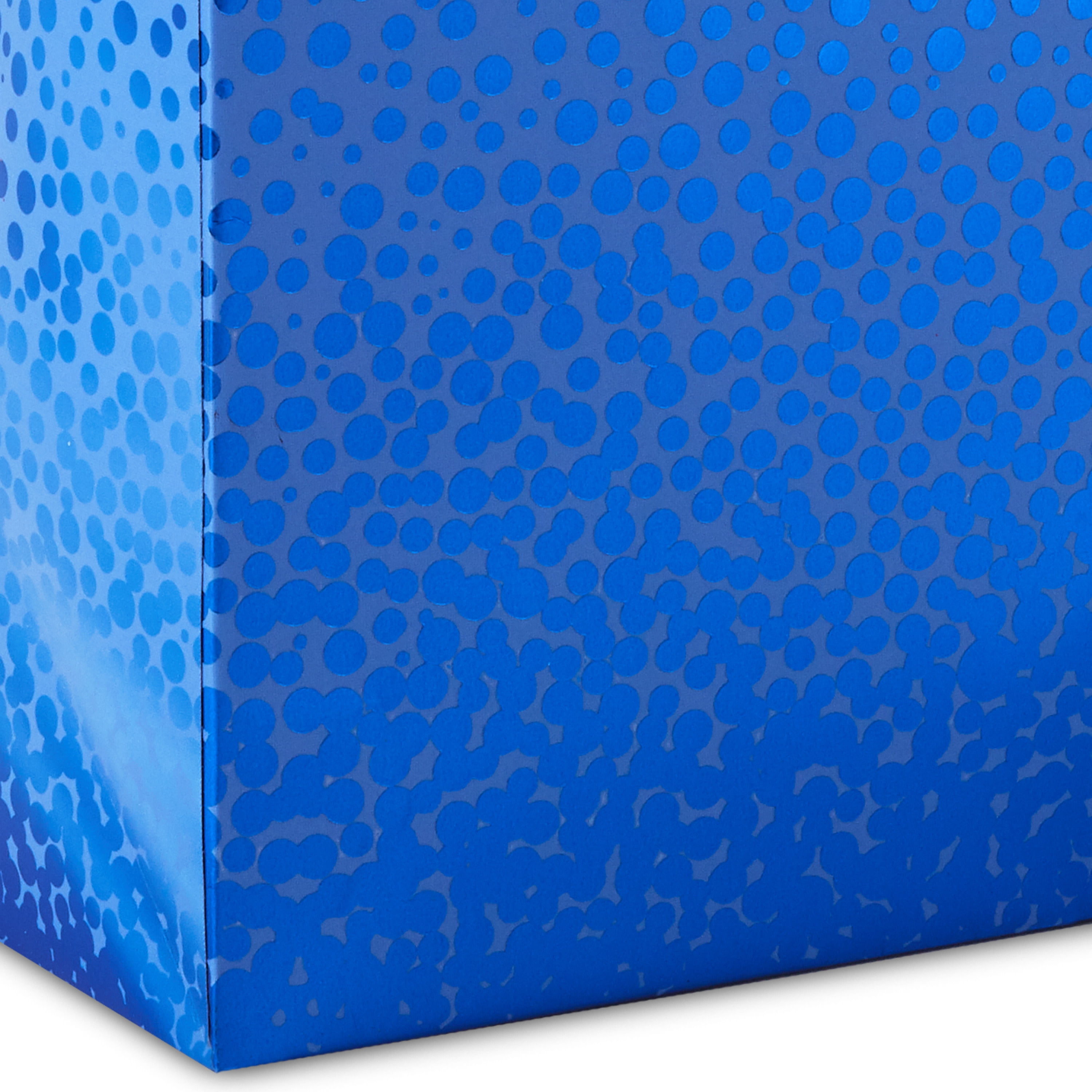 Hallmark Medium Gift Bag (Blue with Cascading Blue Foil Dots, 7.7 in x 9.6 in x 4.3 in) nllcm