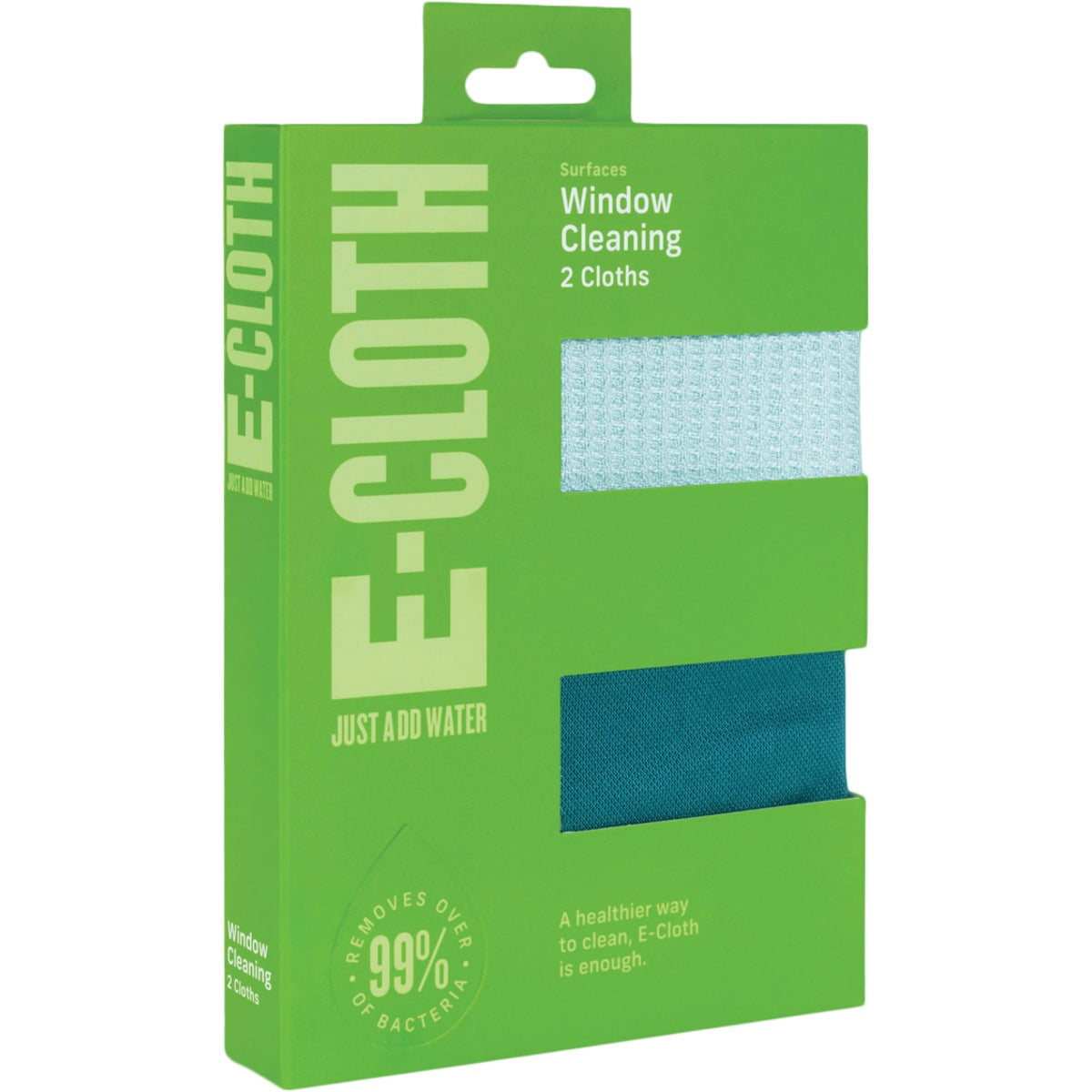E-Cloth Window Cleaning Microfiber Cloth Set (Streak-Free Glass Polishing, 2 Pack) k2zpt