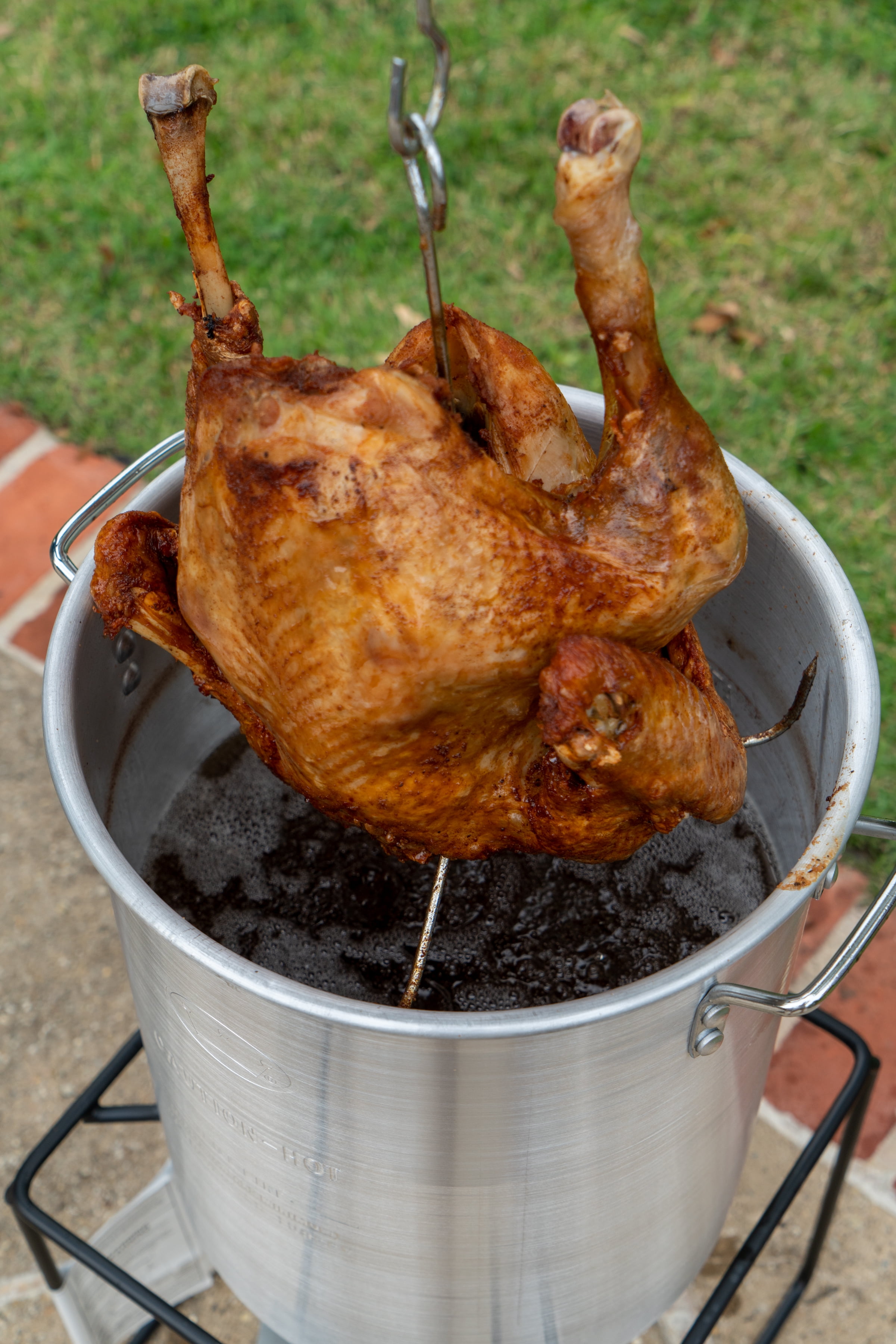 King Kooker Outdoor Propane Turkey Fryer Set with Aluminum Pot (29 qt) 08cyb