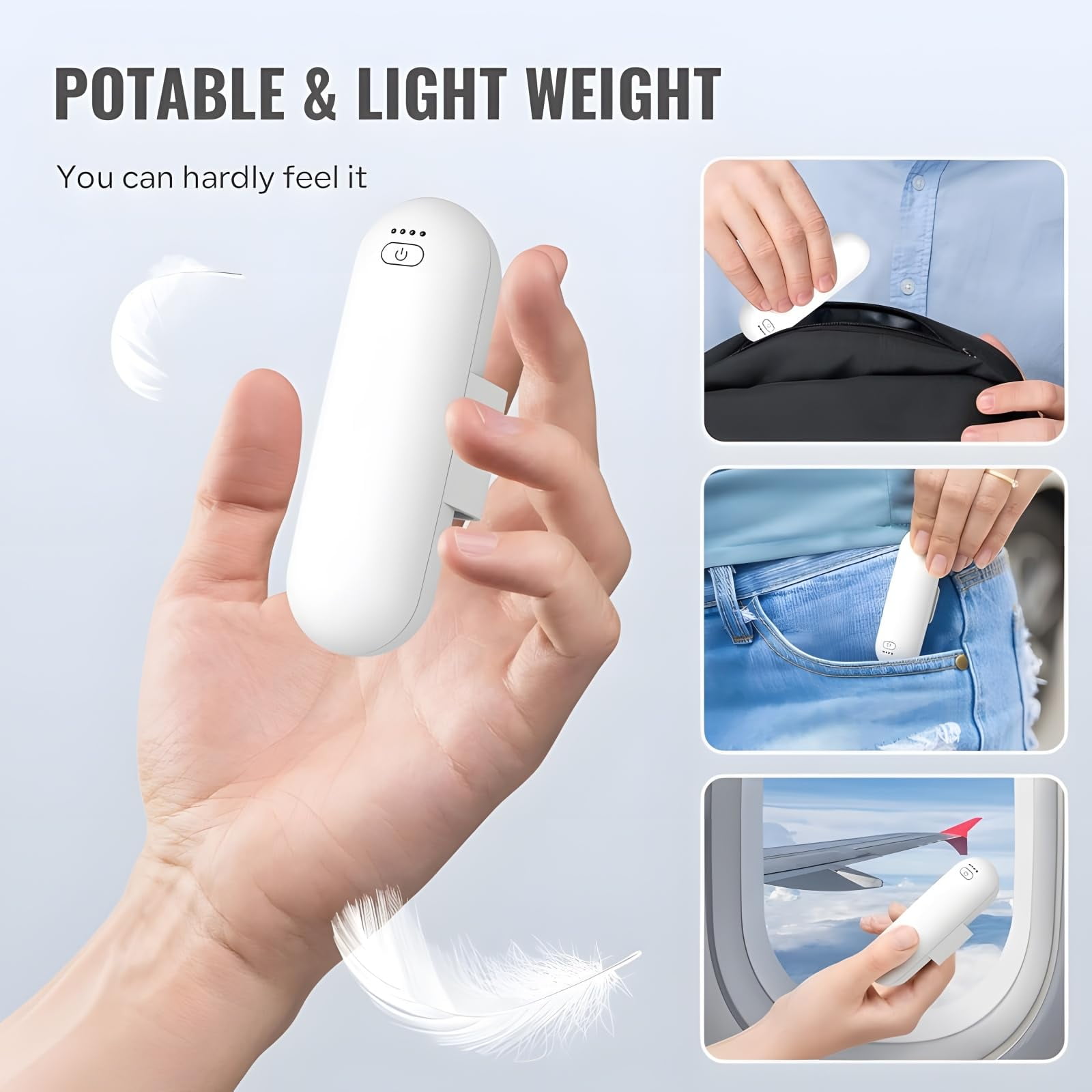 Prociv VR Headset Battery Pack for Meta Quest 3S/3/2, Portable Fast Charging Extended Power Bank (4.2 oz) t5kks