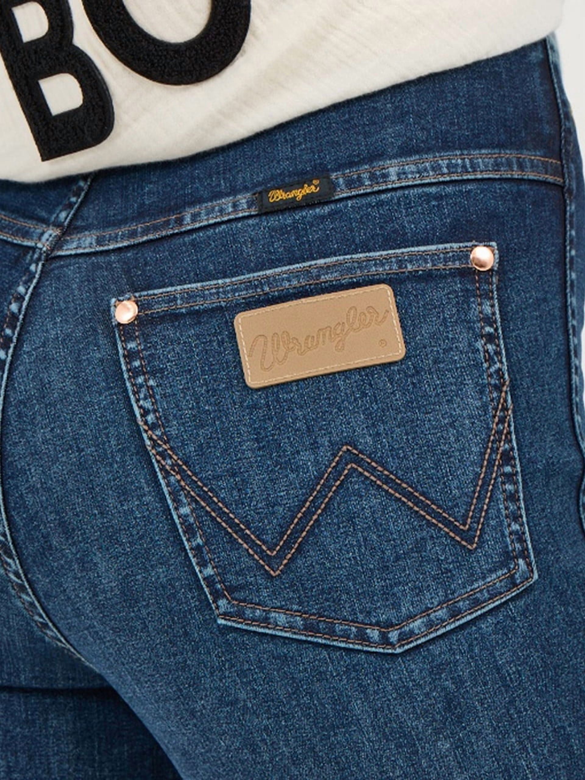 Wrangler Lainey Wilson Bell Bottom Ladies Jeans High Rise Slim Fit (Brown, 34 in) 1gmsh