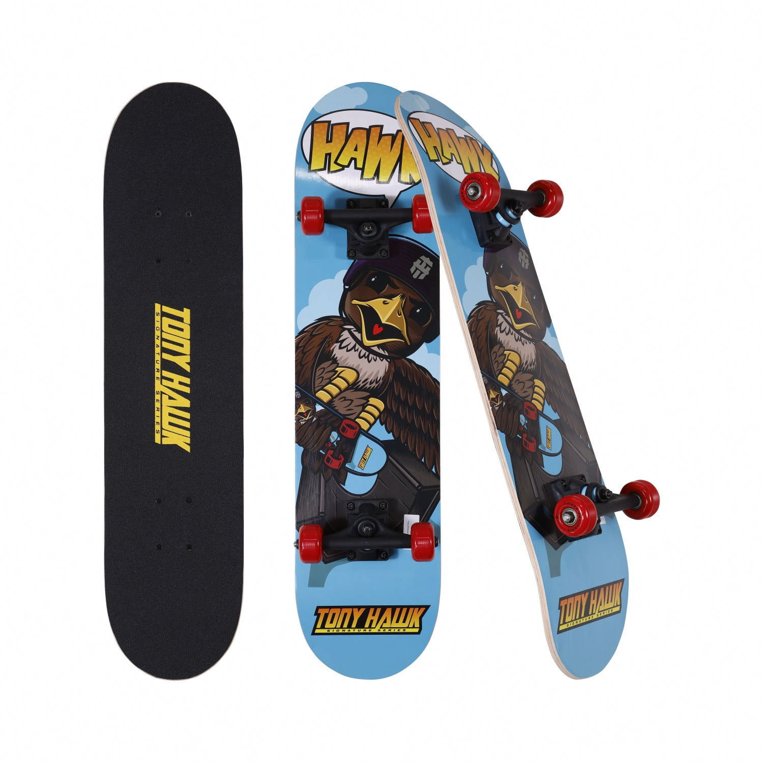 Tony Hawk 31-inch Complete Skateboard for Beginners (Black, 31 in x 7.5 in) 6wzhj