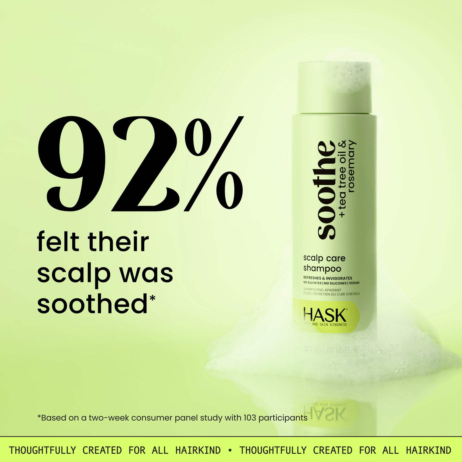 Hask Soothe Tea Tree Oil Scalp Care Shampoo (16 fl oz) daev0