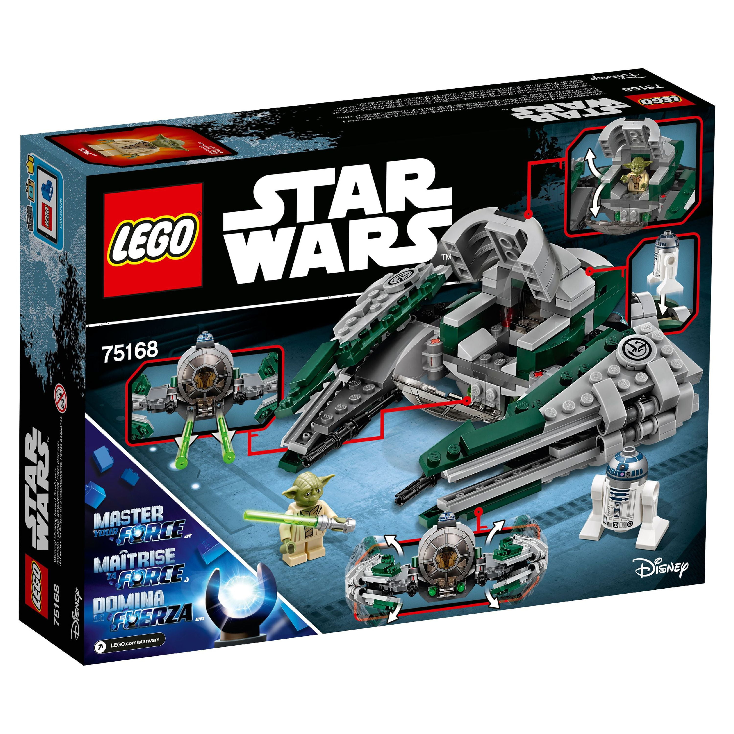 LEGO Star Wars Yoda's Jedi Starfighter Building Kit (262 Pieces, 7 in L x 5 in W x 2 in H) fylbs