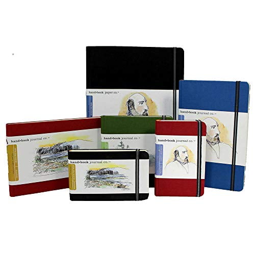 Handbook Journal Co. Artists Journal Square Sketchbook (Ivory Black, 5.5 in x 5.5 in) w7xph