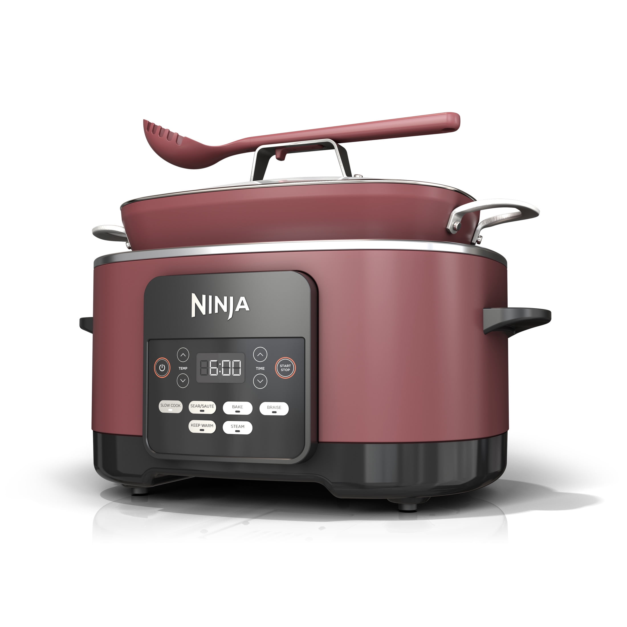 Ninja Foodi Possible 10-in-1 Multi-Cooker with Triple Heat Fusion Technology (Red, 8.5 qt) 0apms