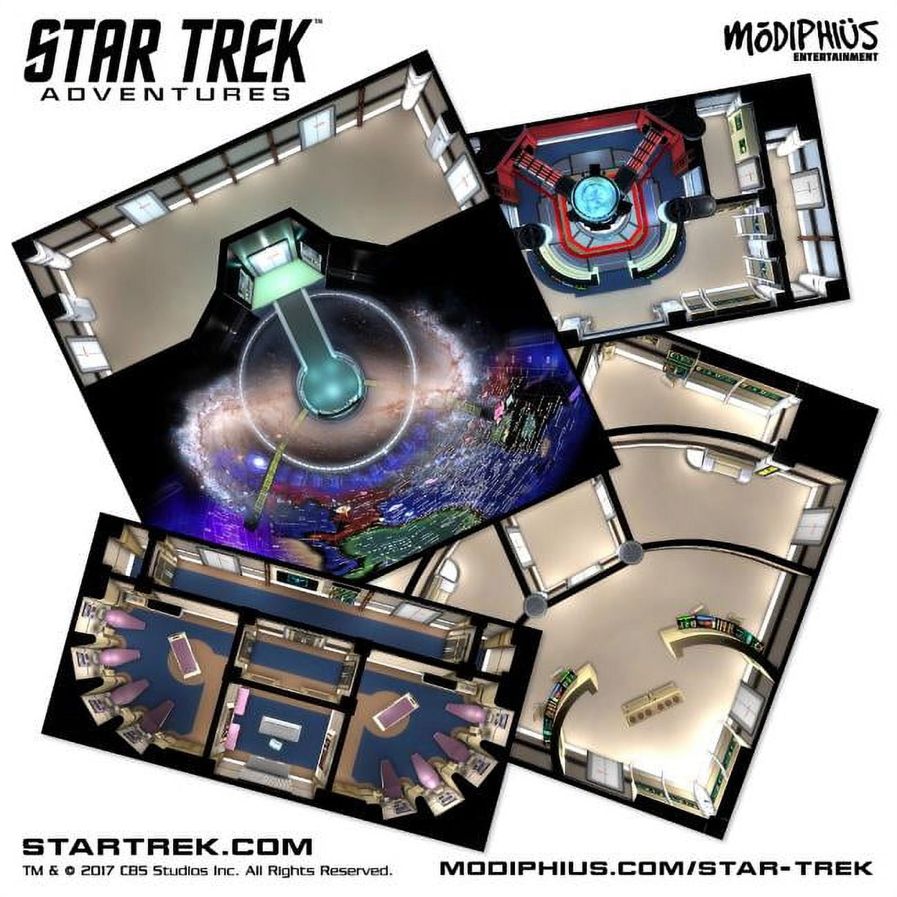 Modiphius Star Trek Adventures Next Generation Starfleet Deck Tiles (Hardcover) xt8tx