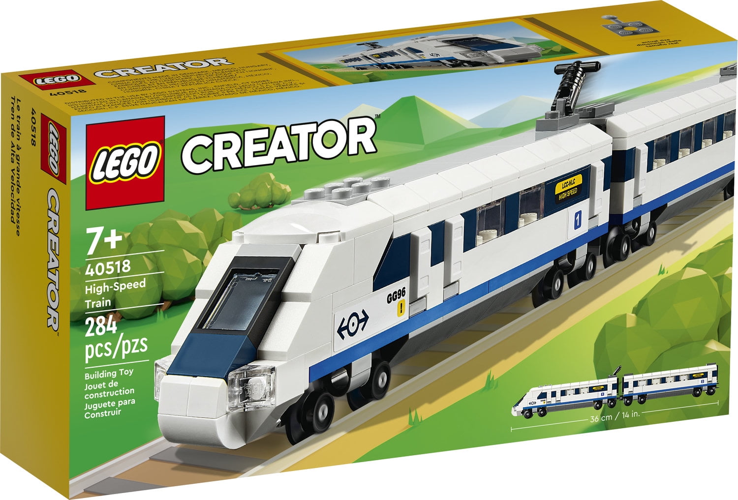 LEGO Creator High-Speed Train Building Kit (284 Pieces) vhs2y