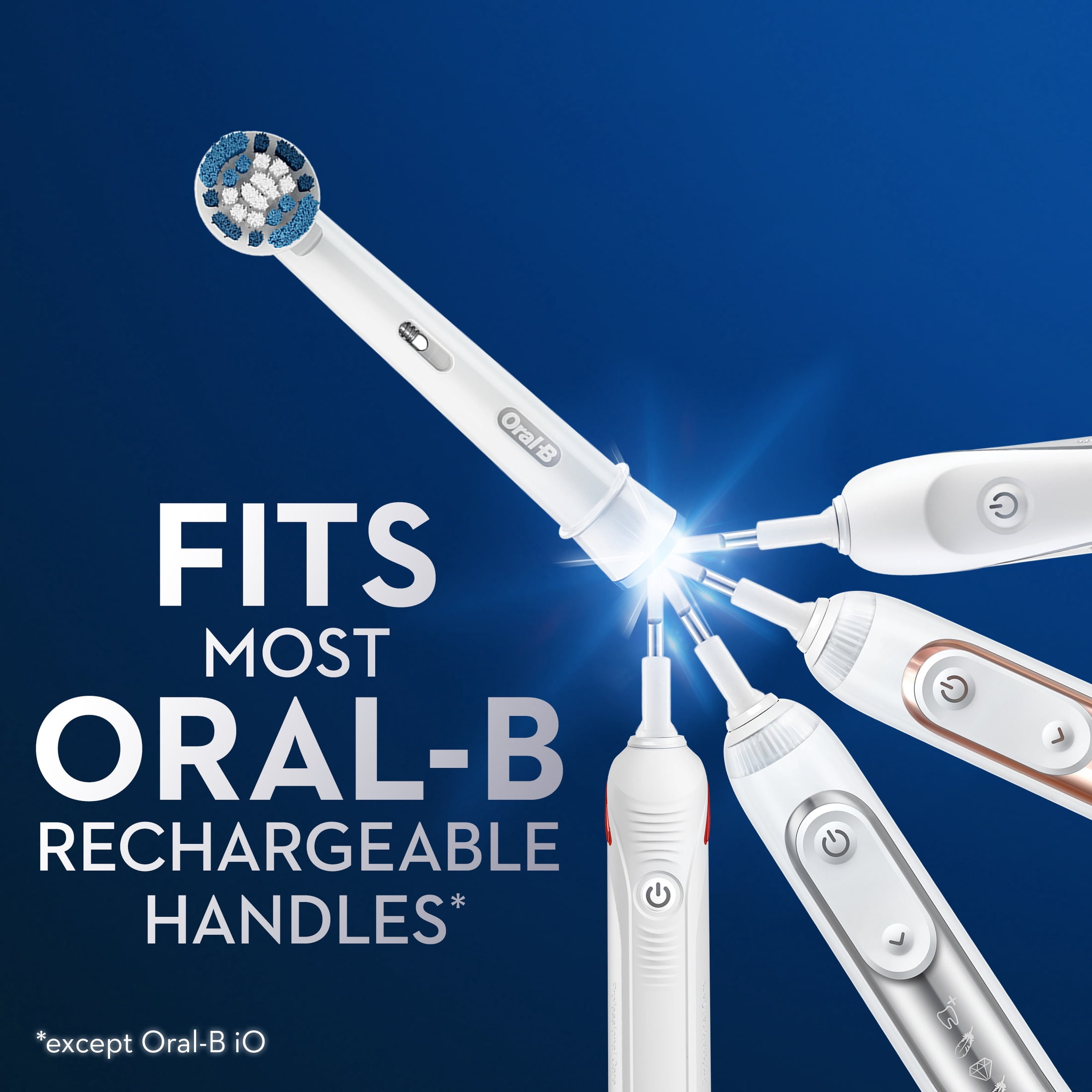 Oral-B PrecisionCleanX Electric Toothbrush Replacement Heads (White, 2 Count) z6gcy