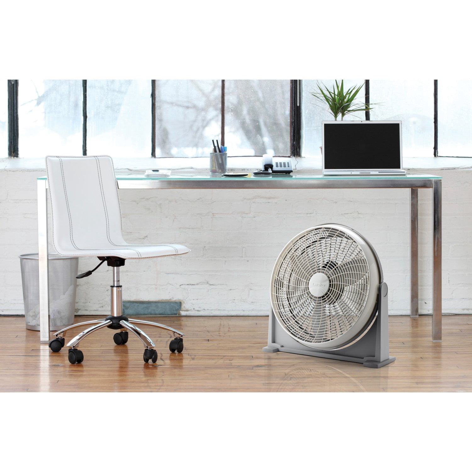 Lasko 20-In. Air Circulator Fan (Grey, 26.2 in Height) n1dd3