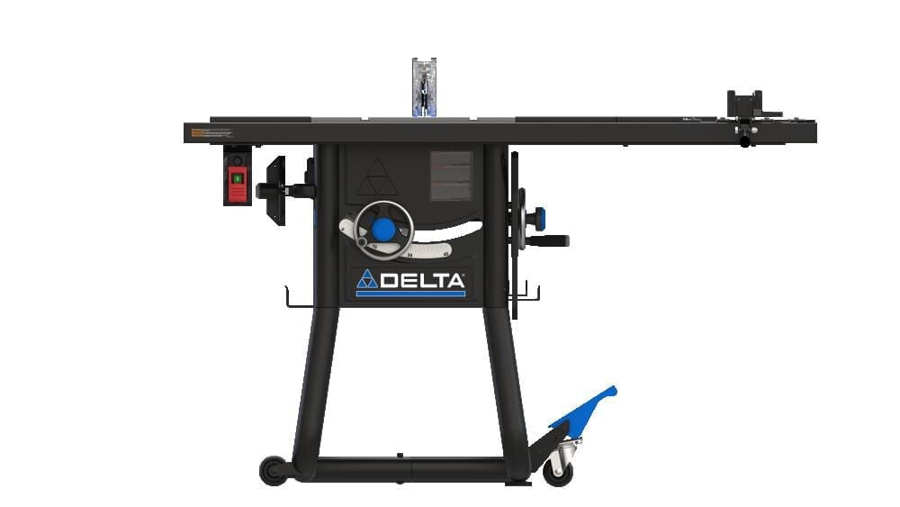 Delta 36-5000T2 15 Amp Contractor Table Saw with Steel Extensions (30 in) 6vkj9