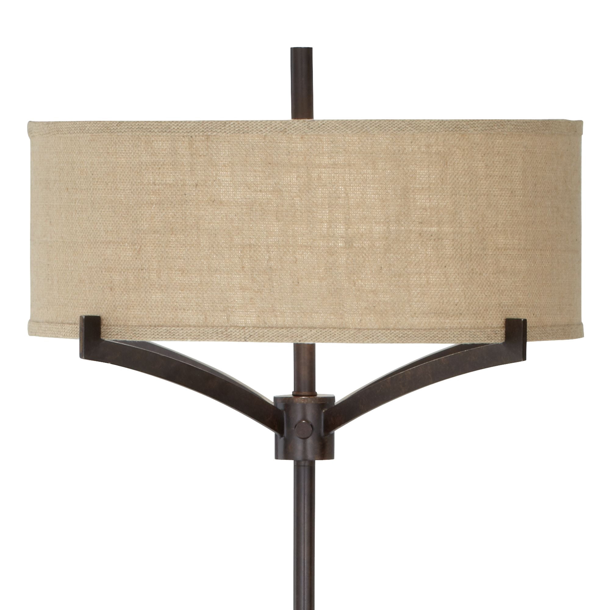 Franklin Iron Works Tremont Mid Century Modern Floor Lamp (Deep Bronze, 62 in) zpvrn