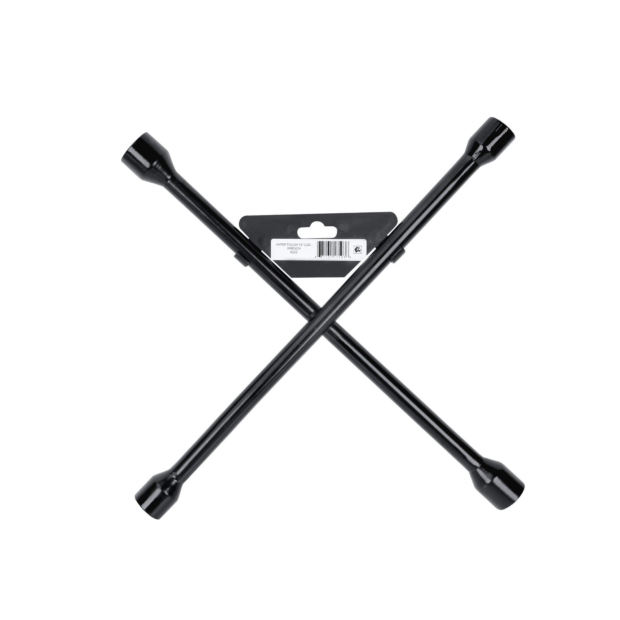 Hyper Tough Heavy Duty Lug Wrench Carbon Steel Tire Iron (Black, 16 in) xzsm7