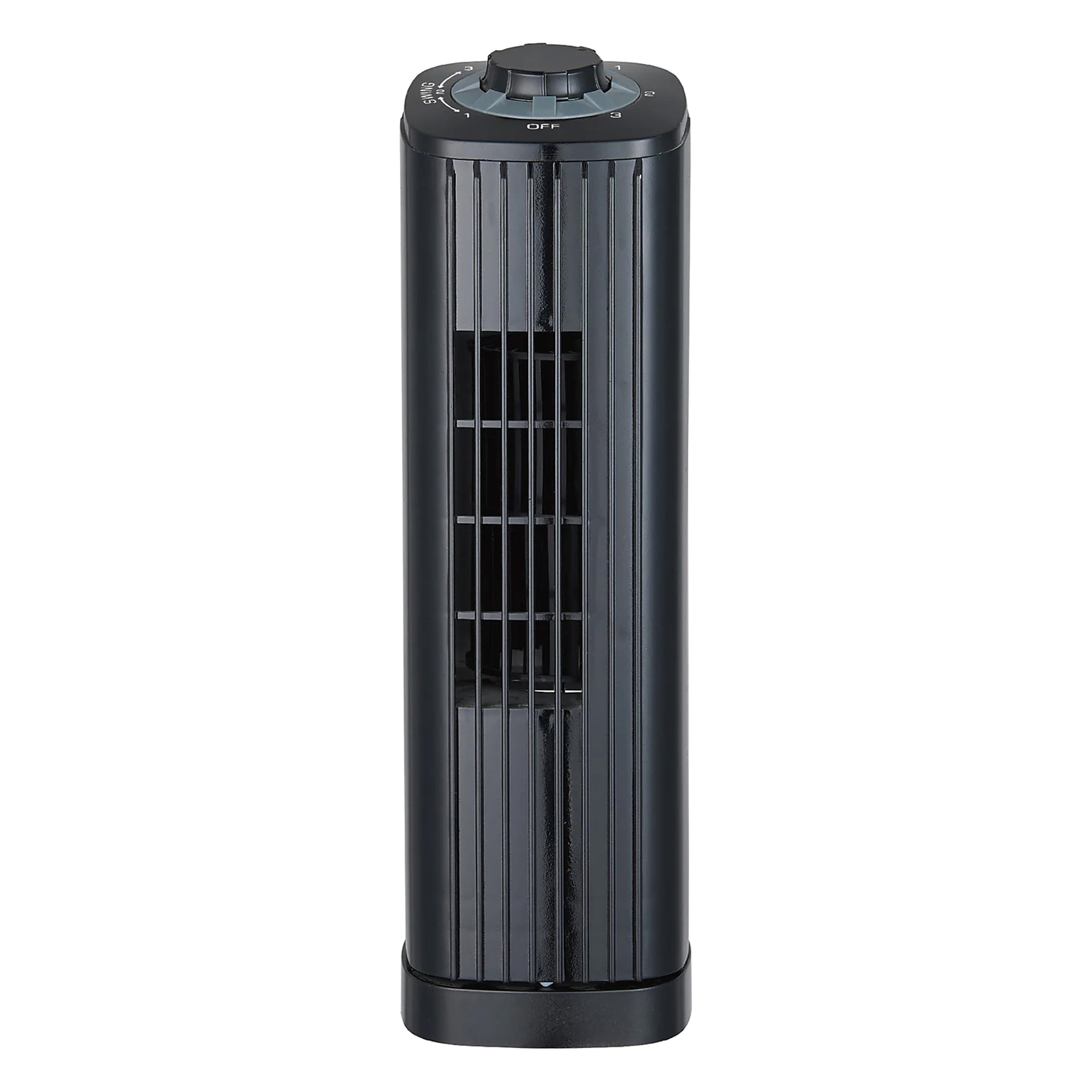 Optimus F-7348BK 14 Inch Portable Ultra-Slim Desktop Tower Fan (Black, 14 in) s4tvz