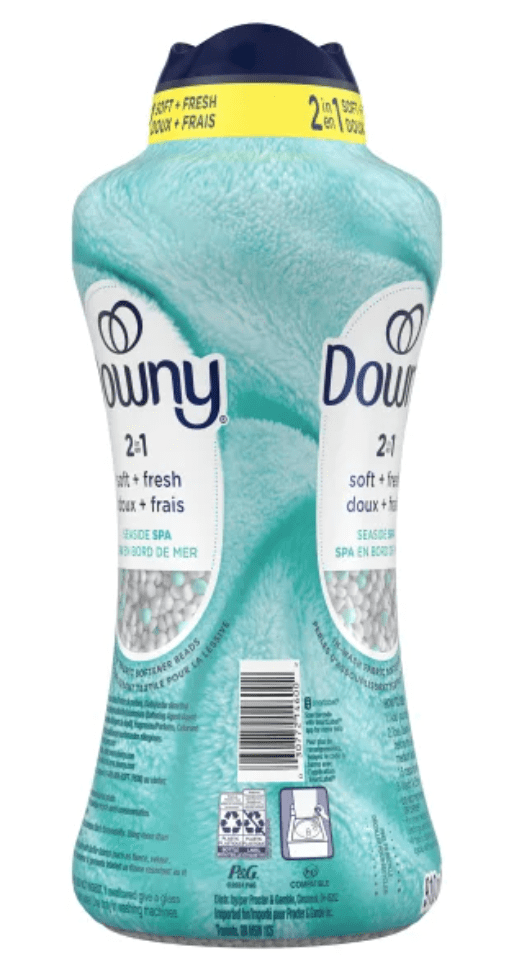 Downy 2-in-1 Fabric Softener and Laundry Conditioner, Seaside Spa (32.1 oz) e7fsh
