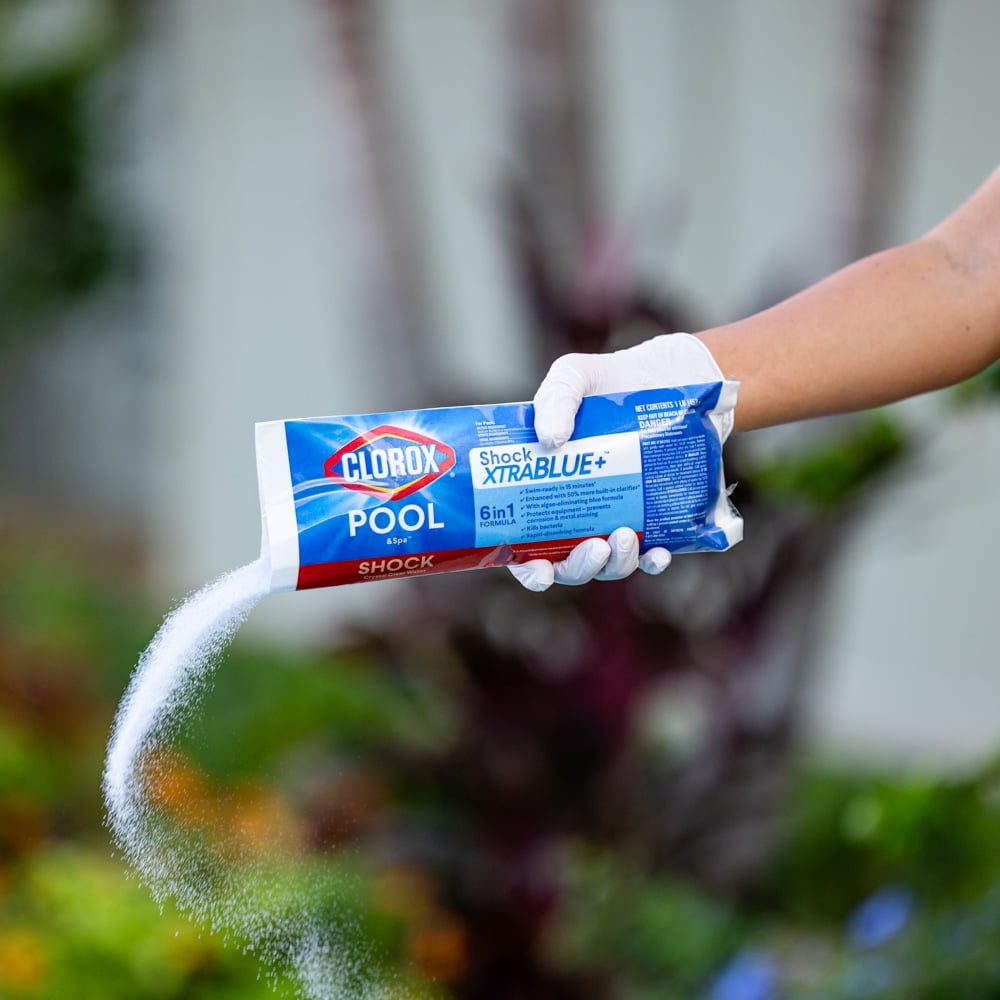 Clorox Pool&Spa Shock XtraBlue+ Granules Swimming Pool Sanitizer (1 lb) ujpb6