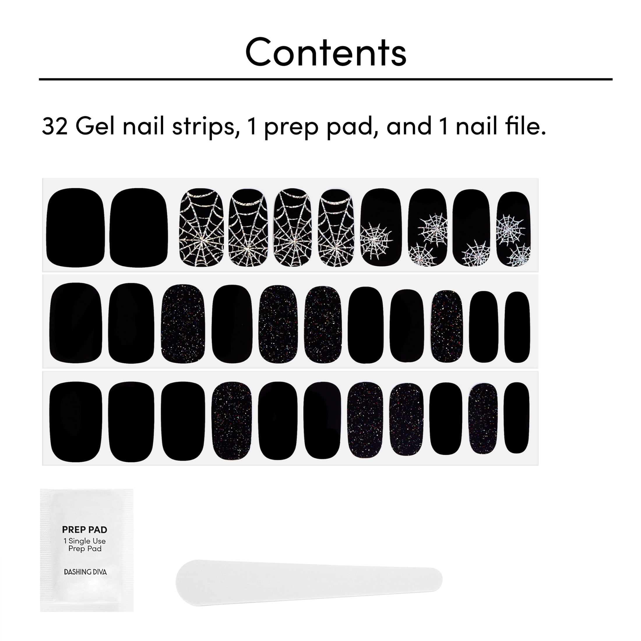 Dashing Diva Gloss Ultra Shine Gel Nail Stickers (Tangled Up, 32 Count) ougt5