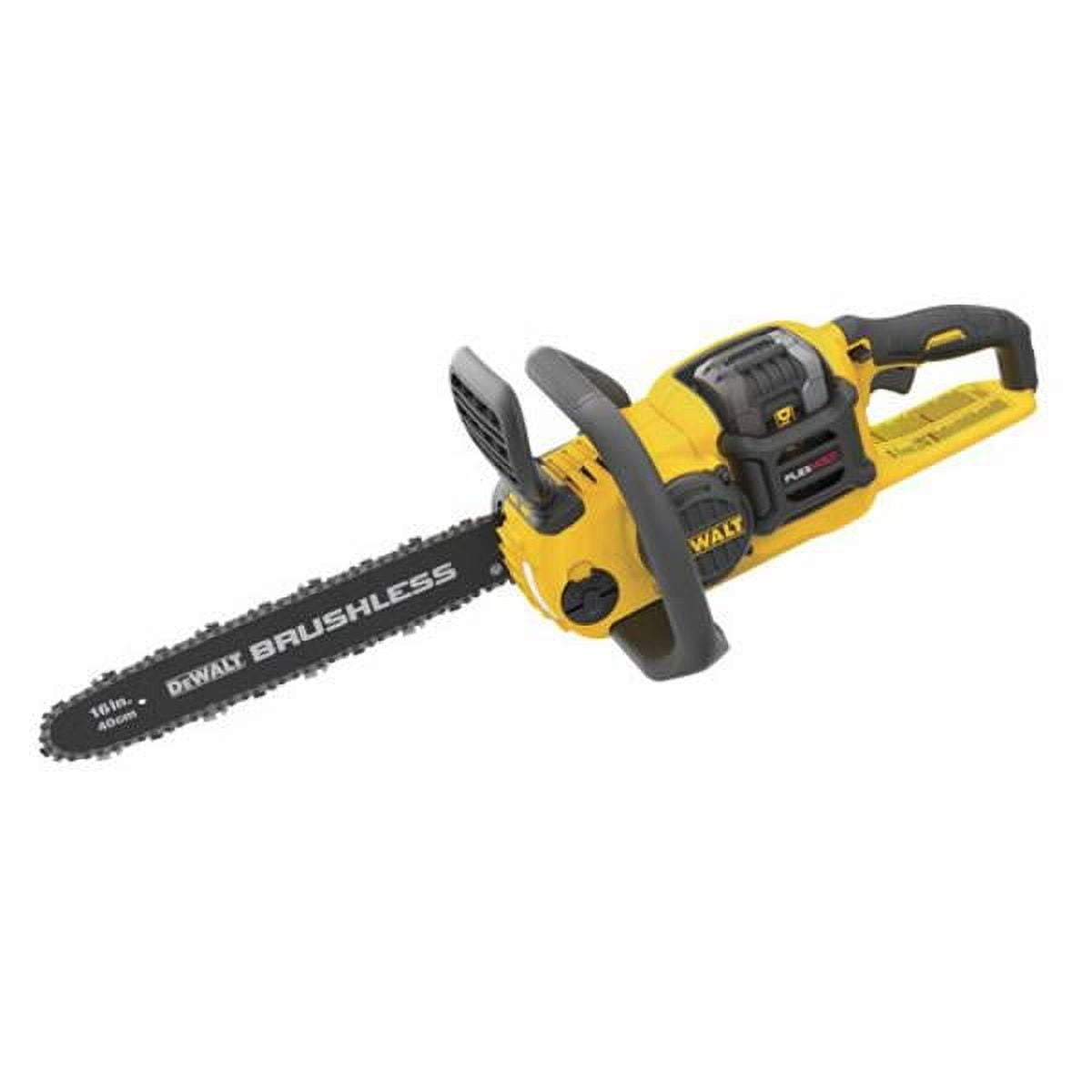 DEWALT 60V MAX Brushless Cordless Chainsaw with 16 in Bar and Chain (Yellow, 16 in) ts6q4