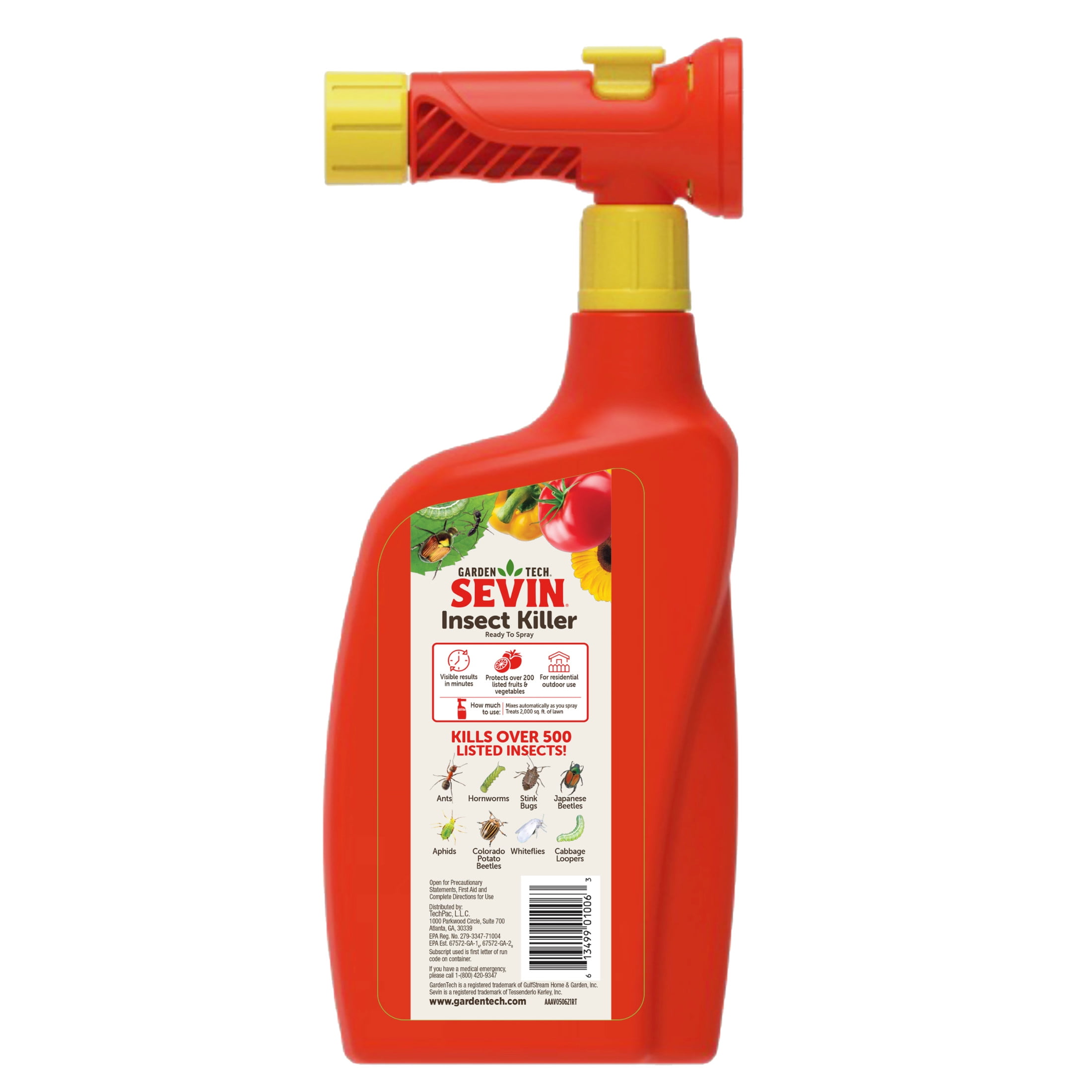 Sevin Ready-to-Spray Insect Killer for Gardens and Flowers (32 fl oz) 4d22j
