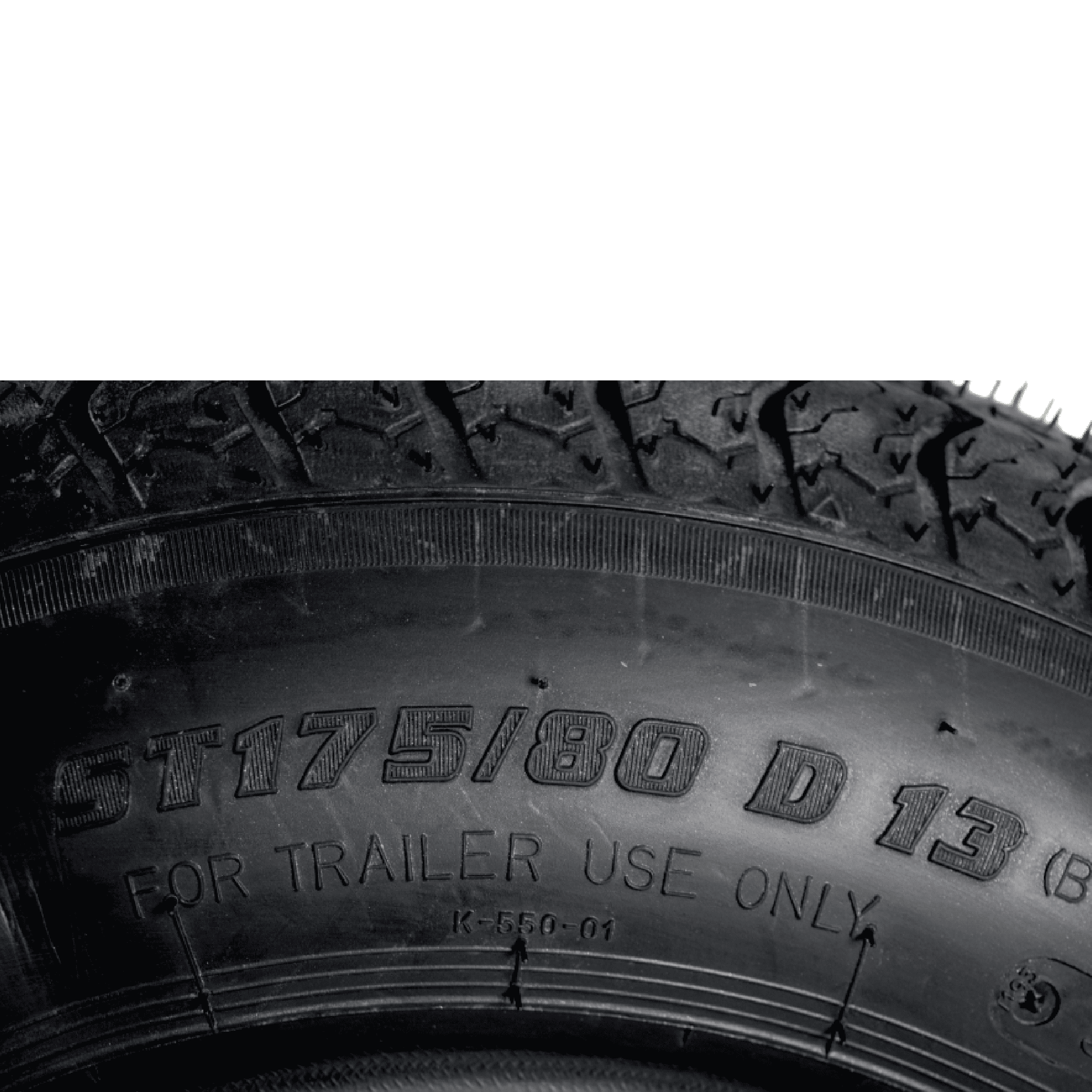 Kenda ST175/80D13 Load Star Trailer Tires, Heavy-Duty Bias-Ply, 6 Ply Rating (2 Pack) kfgfl