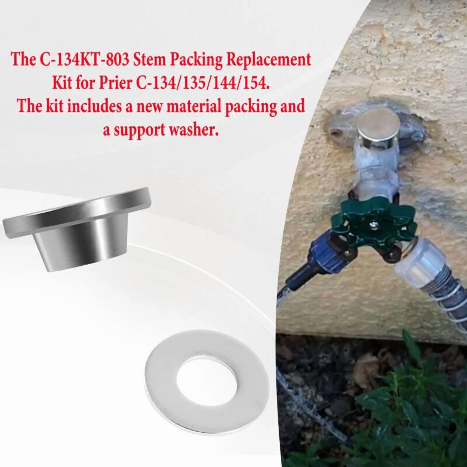 VAULT C-134Kt-803 Faucet Stem Packing Kit for Prier Wall Hydrants (1 Pack) maxr1