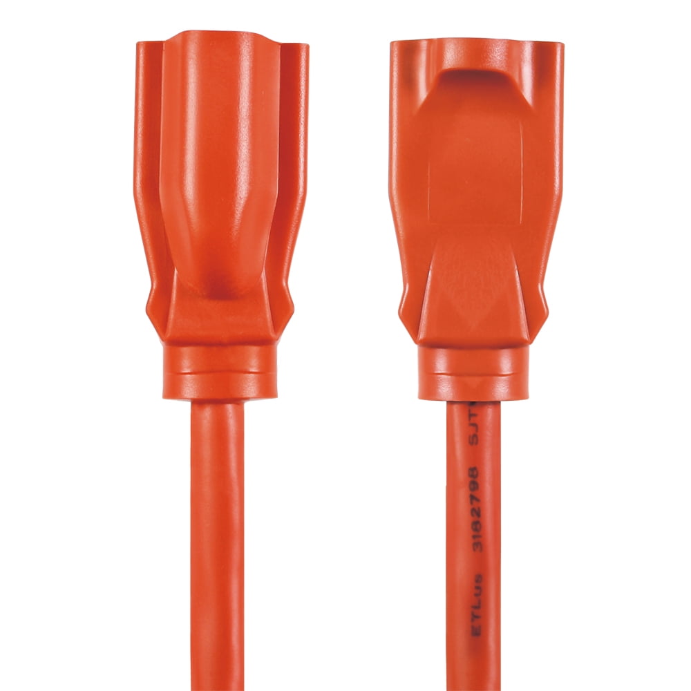 Hyper Tough 50 ft 16AWG 3-Prong Outdoor Extension Cord (Orange, 50 ft) qbaun