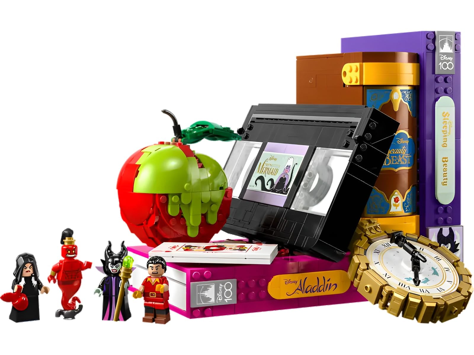 LEGO Disney Villains Icons 43227 Building Set (1540 Pieces, 7.5 in x 9.1 in x 7.1 in) xdhg5