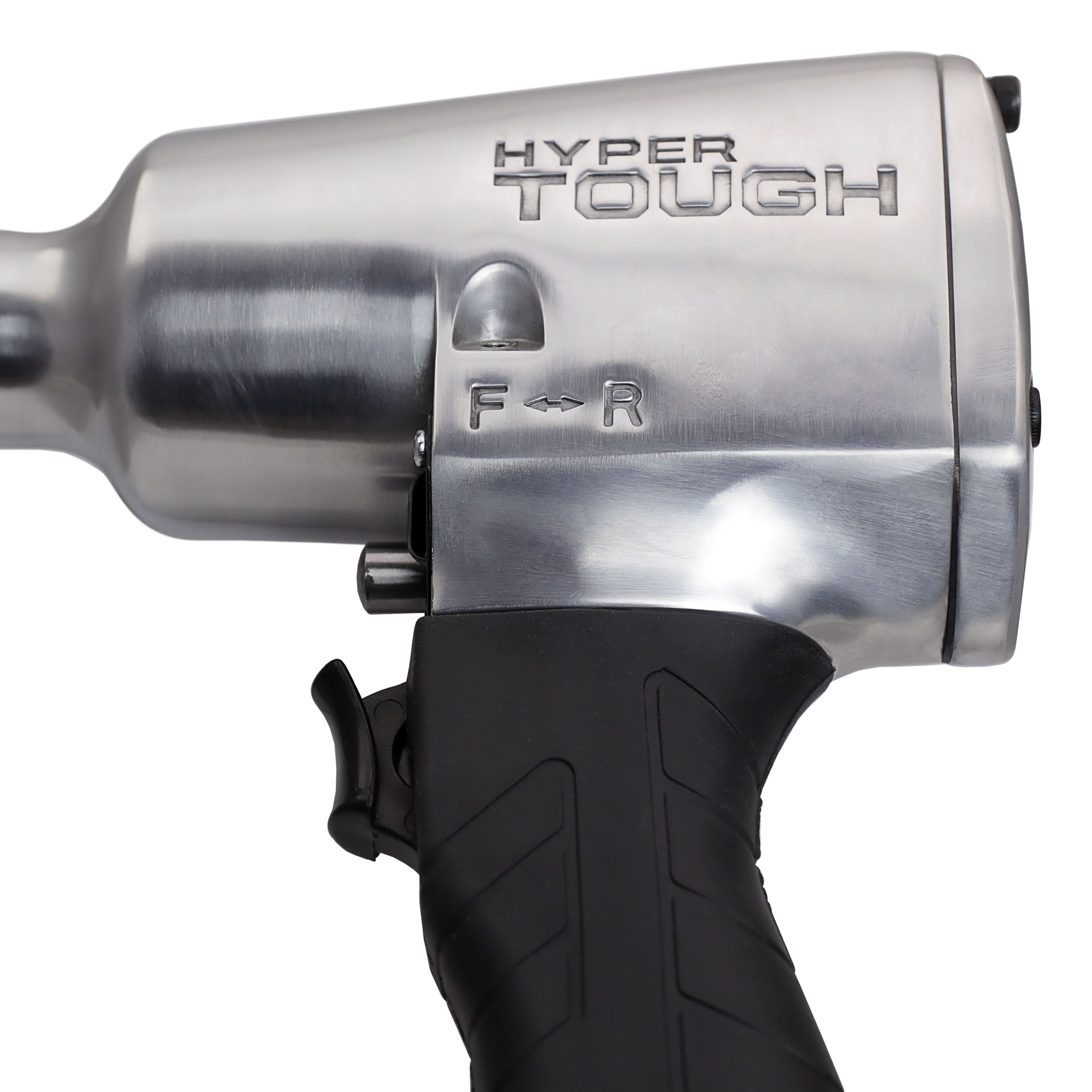 Hyper Tough 1/2 in. Square Drive Aluminum Pneumatic Impact Wrench (Heavy-Duty, Professional Grade) o9s3y
