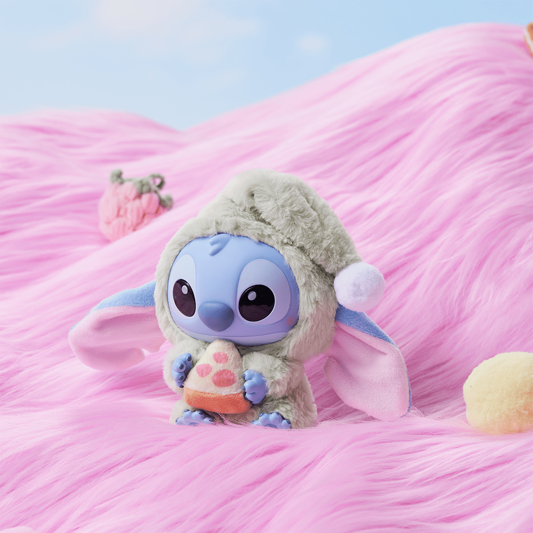Miniso Disney Stitch Sleepy Snack Series Blind Box Plush Toy (Multicolor, 6.5 in) u3a5r