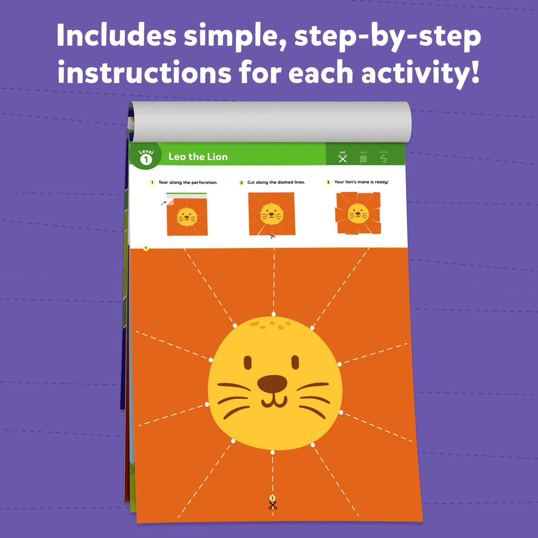 Skillmatics Snip, Snip! Scissor Skills Activity Book and Craft Kit (25 Activities, 2 Child-Safe Scissors, 1 Glue Stick) fiqiy