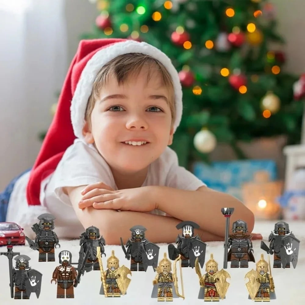 Generic Medieval Orc Legion Minifigure Set (14 Piece Building Block Toy Pack) i2xzh