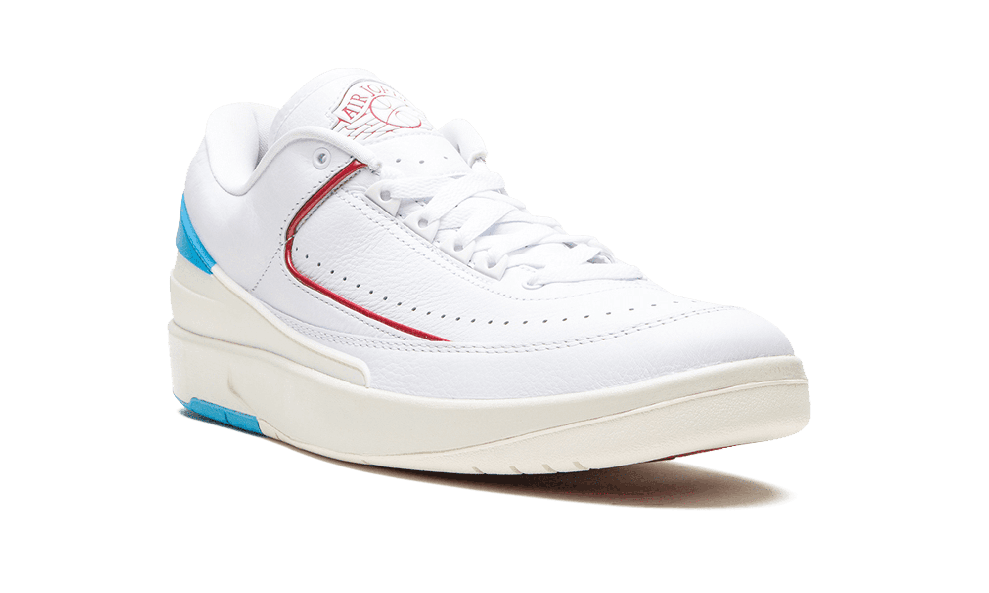 Jordan 2 Retro Womens NC to Chi Basketball Shoes (White, 8 US) vk4pa