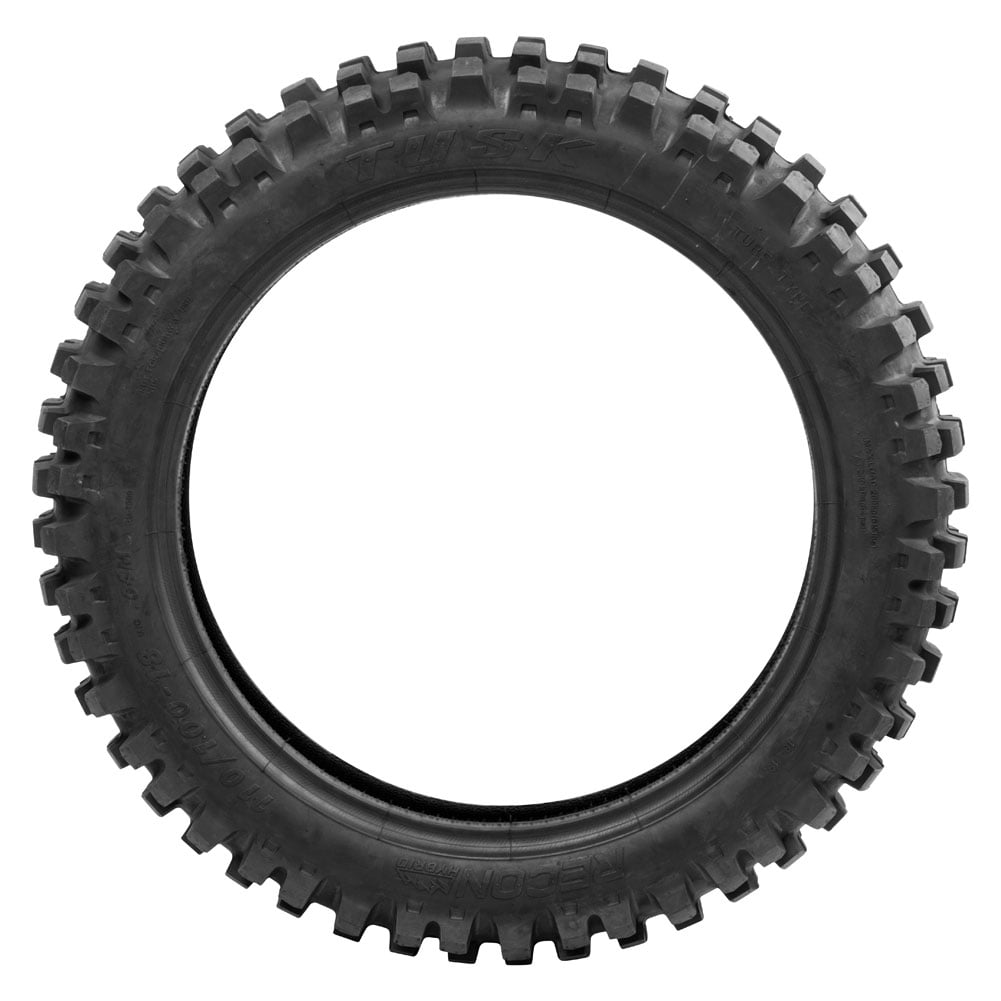 Tusk Recon Hybrid Off-Road Motorcycle Tire (Black, 70/100-19) aapsb