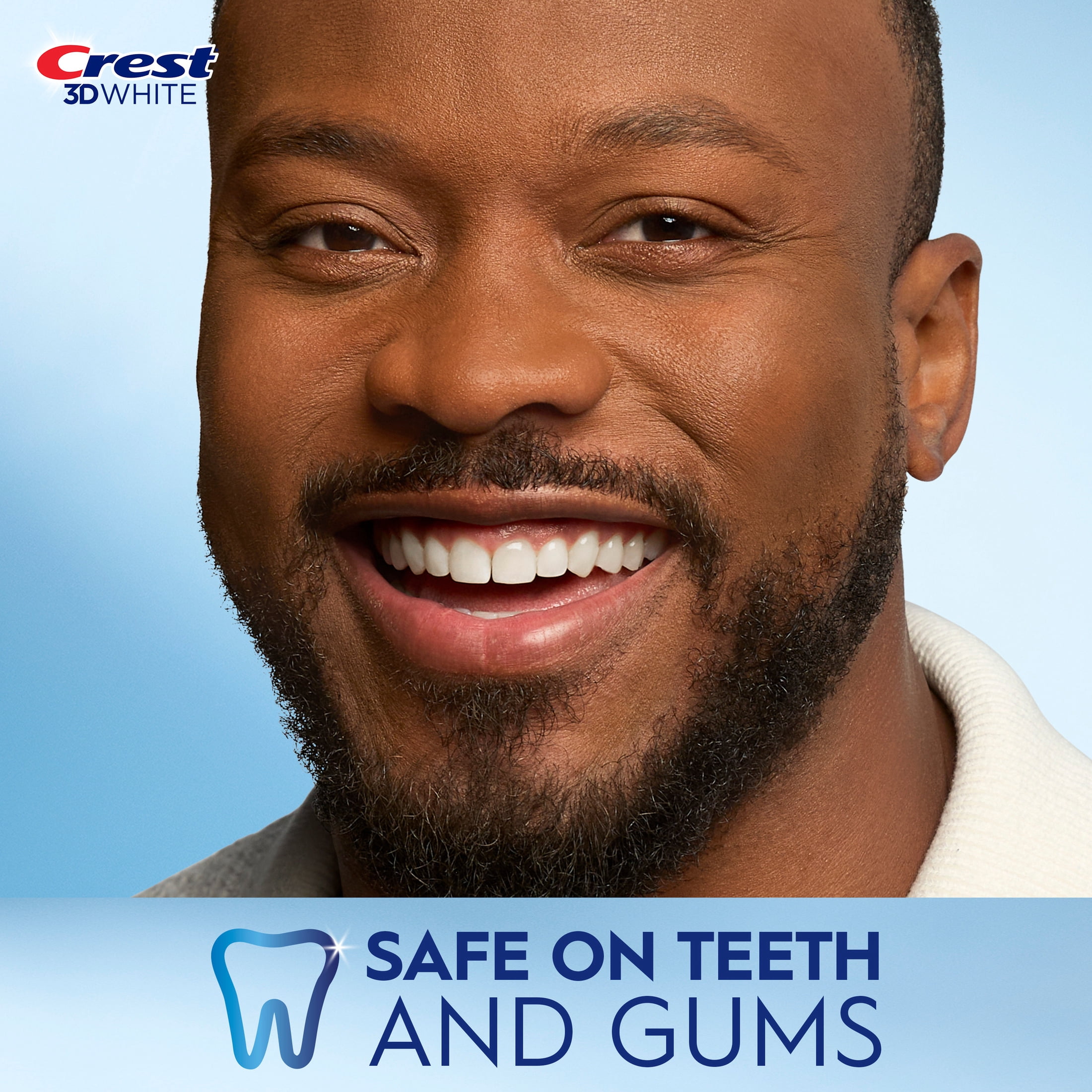 Crest 3DWhitestrips Classic White Teeth Whitening Kit (White, 10 Treatments) twslt