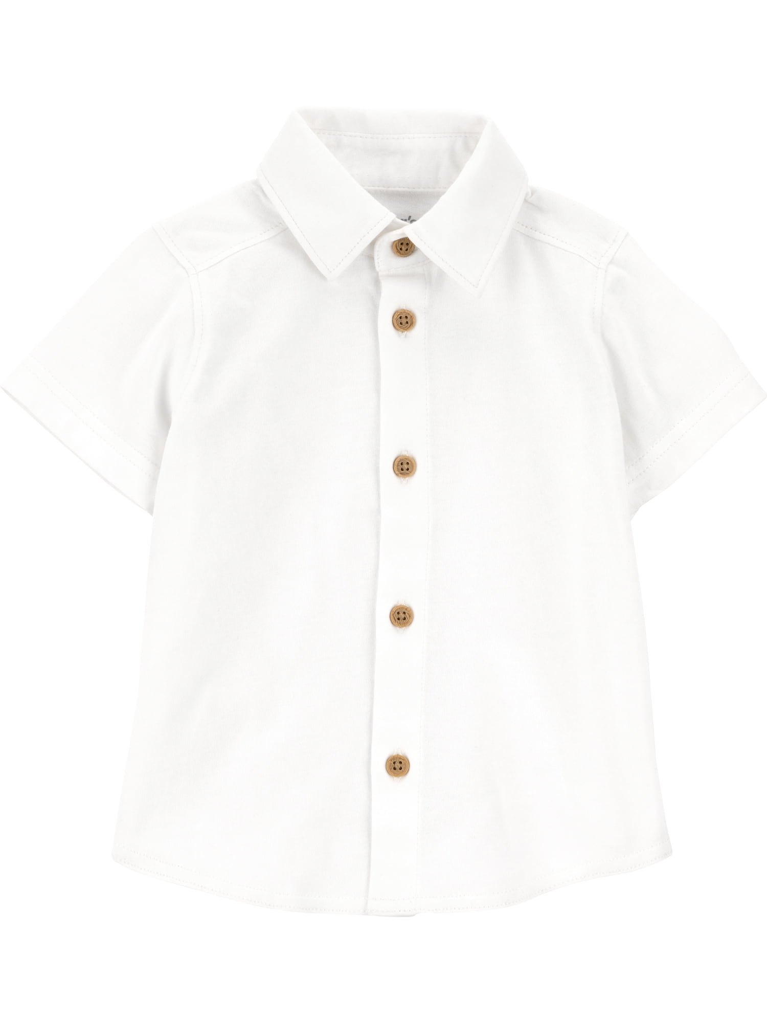 Carter's Child of Mine Baby Boy Shortall Set (White, 0-3 Months) 0ozx3