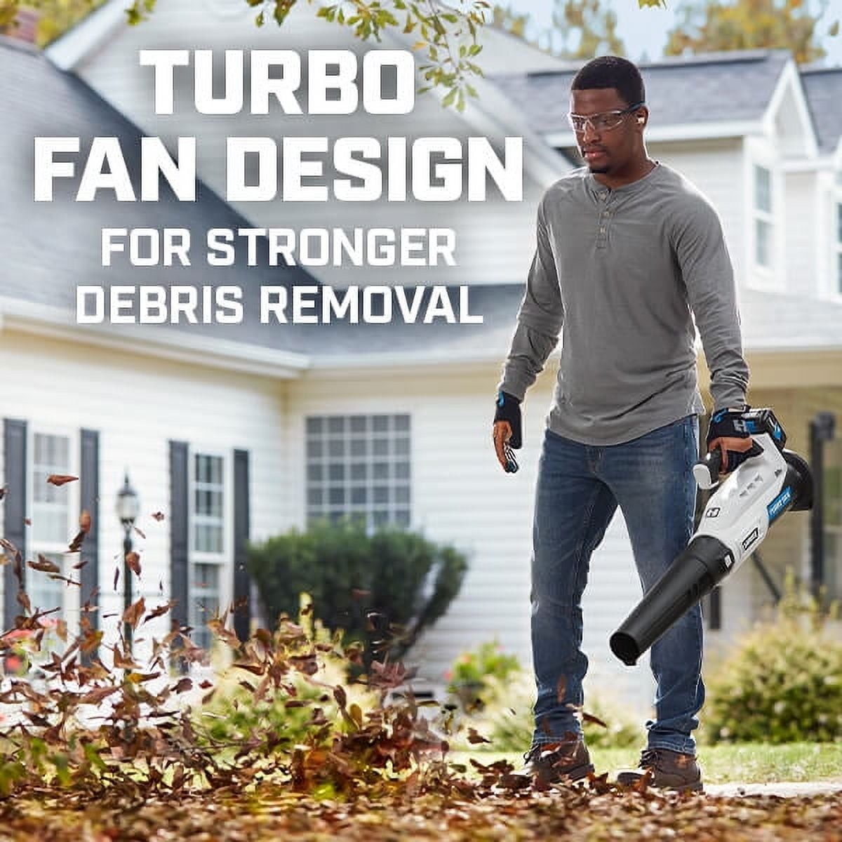 HART 20V Cordless Turbo Fan Leaf Blower (4.0Ah Lithium-Ion Battery, 1 Pack) 5l2st