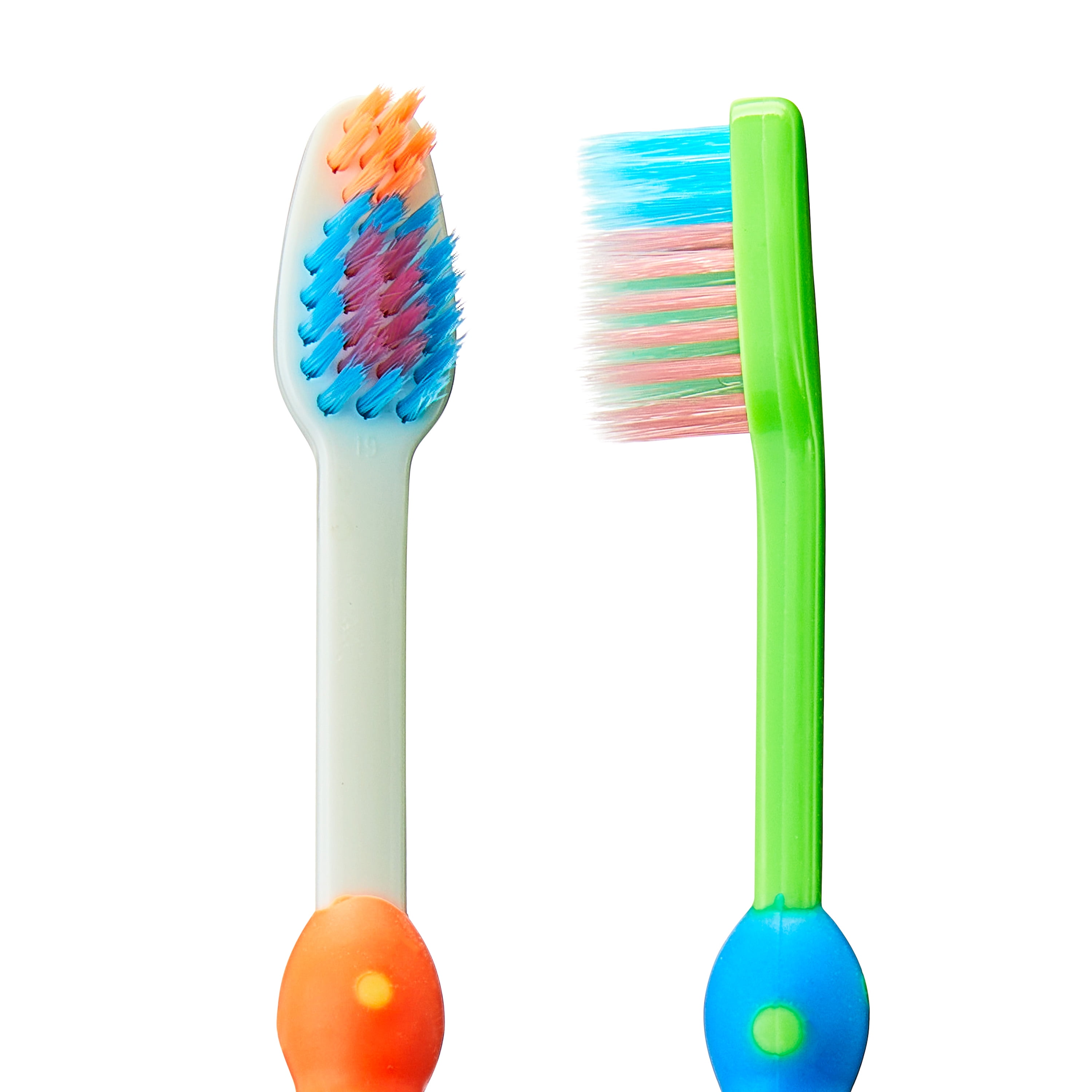 Equate Kids Manual Toothbrush Soft Bristles with Suction Cup Base (Red, 4 Count) v587n - Image 4