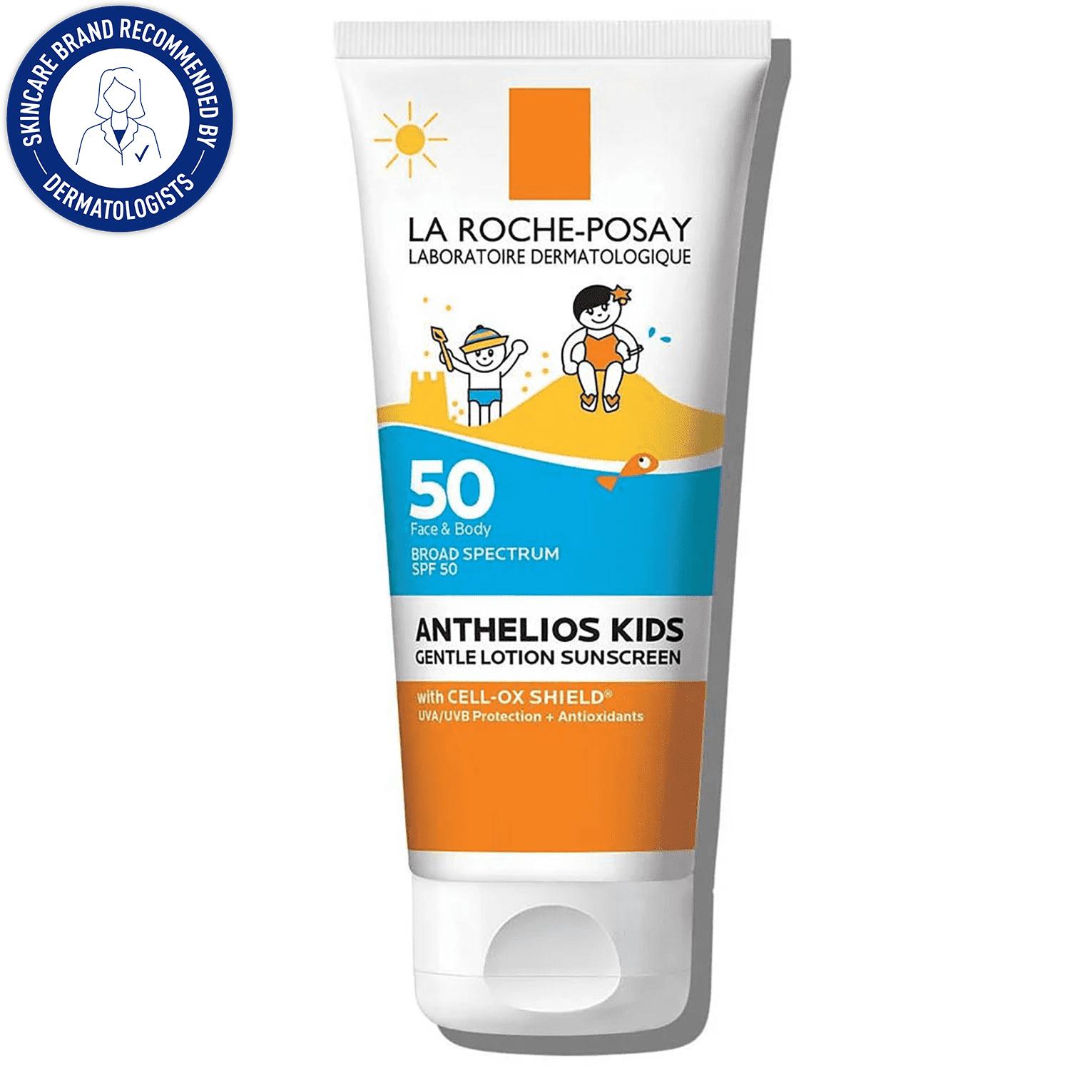 La Roche-Posay Anthelios Kids Gentle Lotion Sunscreen SPF 50 (White, 3.0 fl oz) b11au