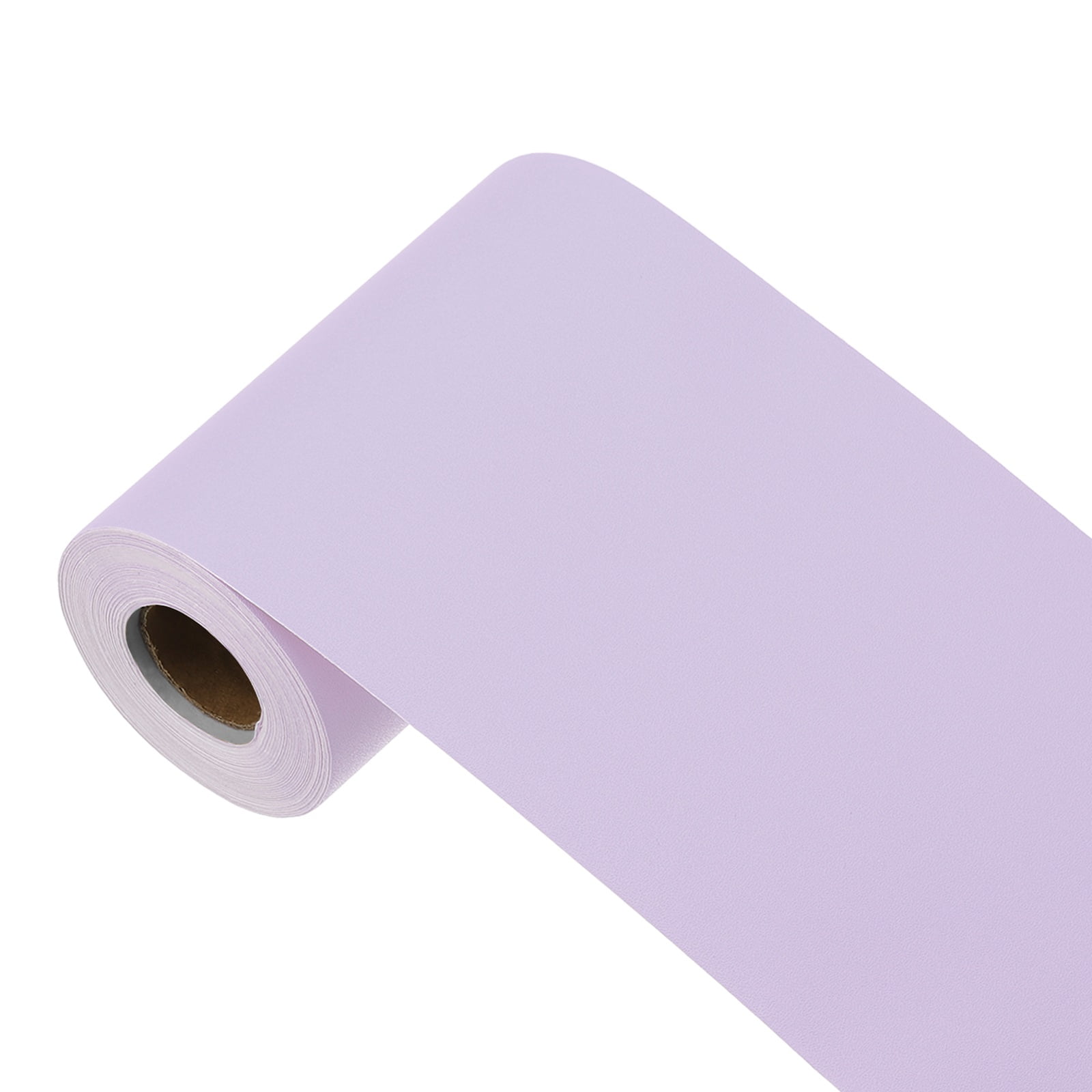 Uxcell Peel and Stick Wallpaper, Solid Color Vinyl Self-Adhesive Decorative Wall Covering (Purple, 393 in x 3.9 in) w2km0