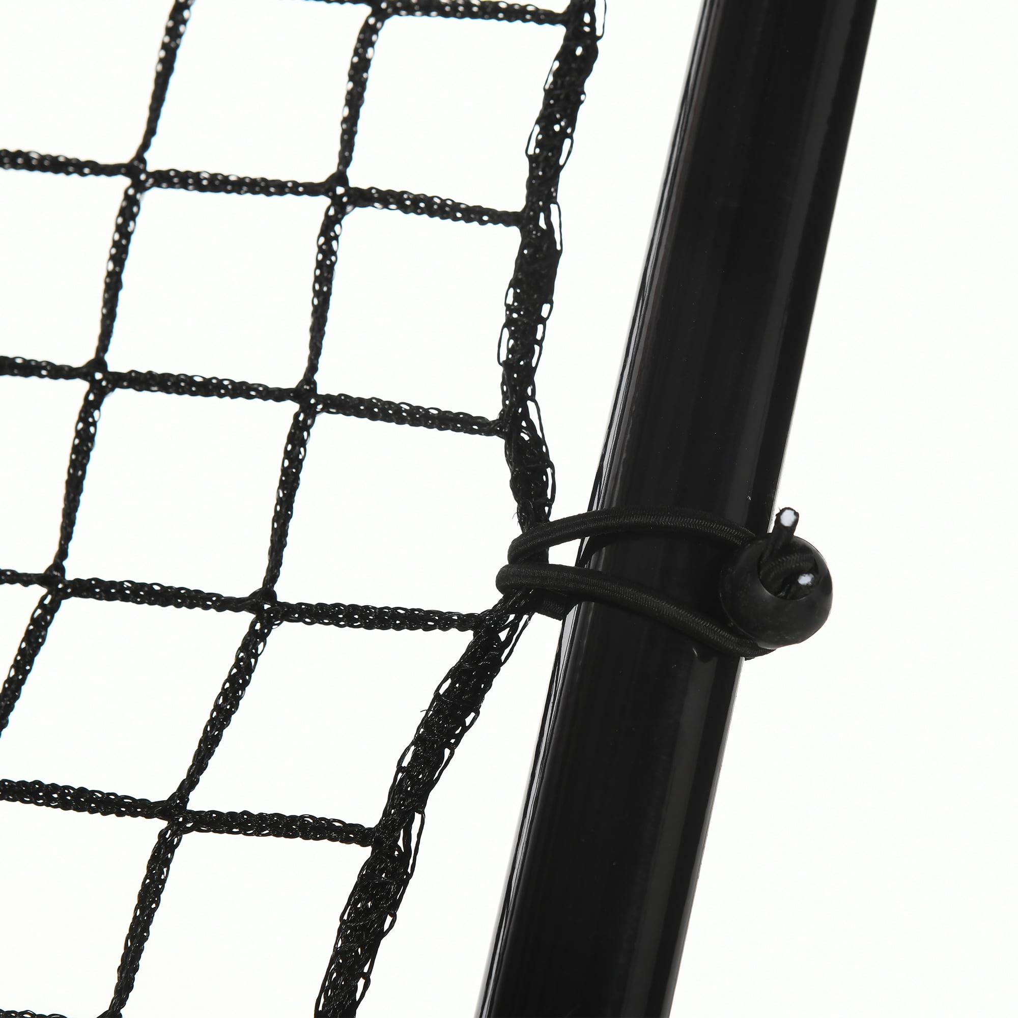 Soozier Adjustable Rebounder Net, Foldable Soccer Baseball Tennis Practice Goal (Black, 110.25 in x 70.75 in x 72.75 in) 1ubhe