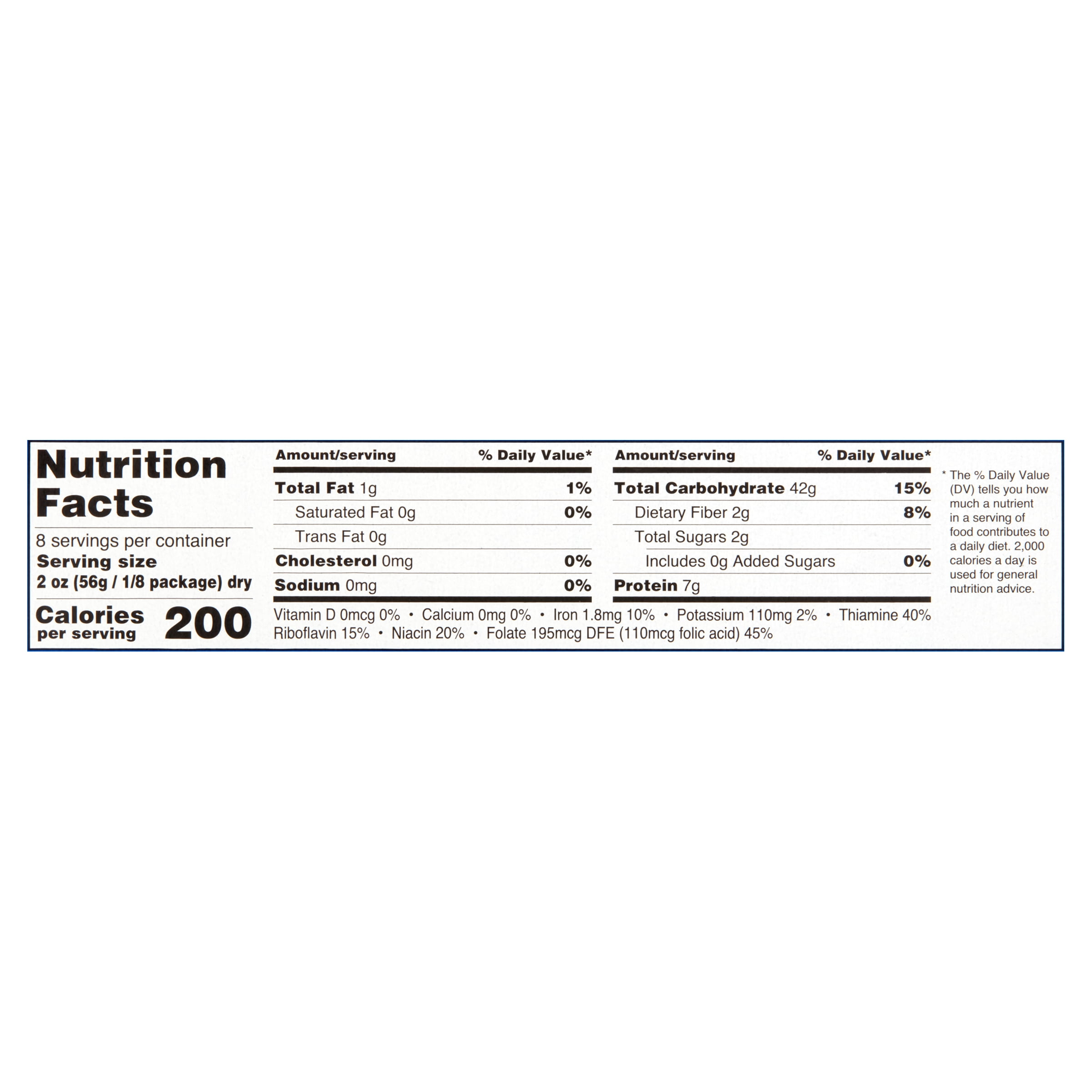 Great Value Fettuccine Pasta, Enriched Durum Semolina (16 oz) y14fz