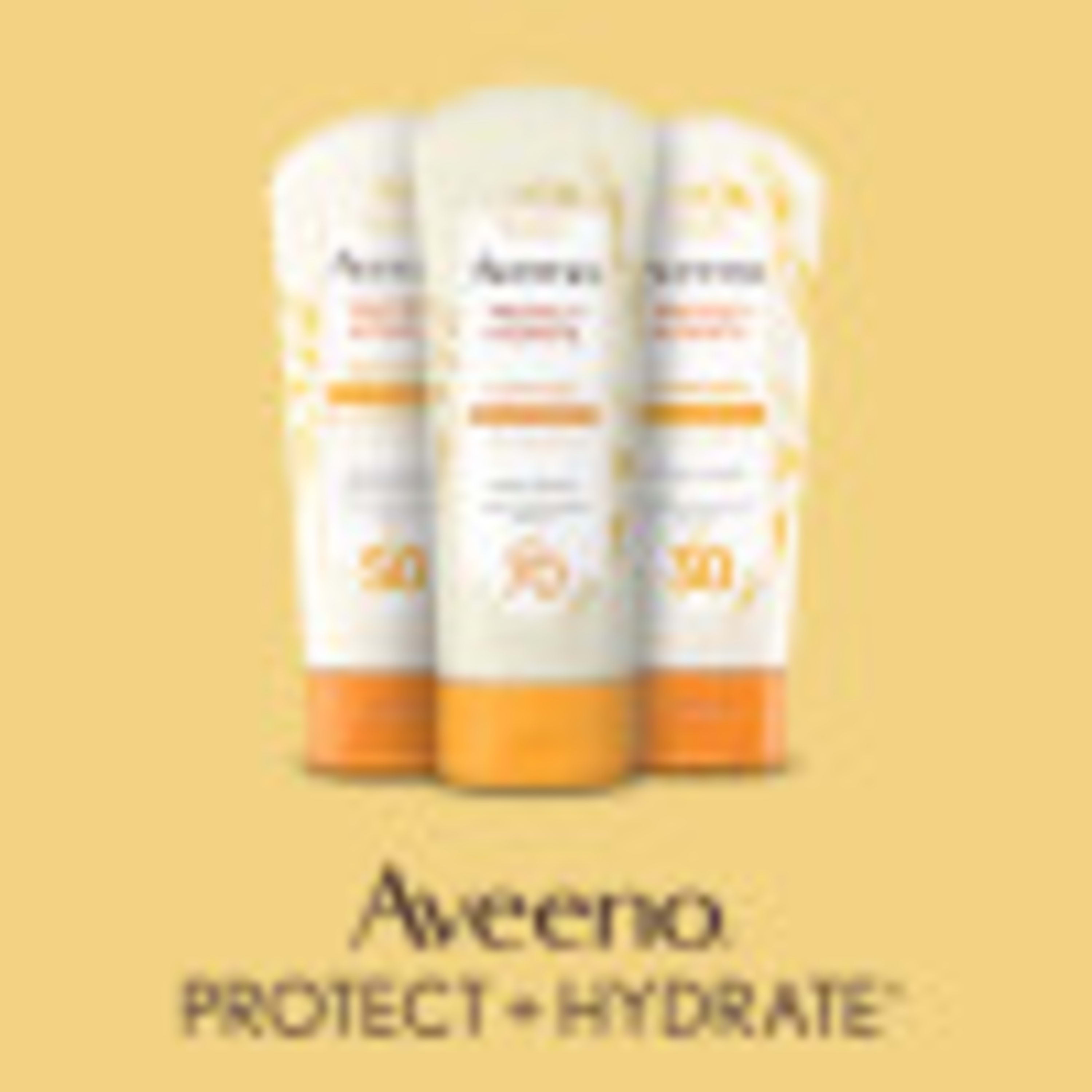 Aveeno Protect + Hydrate Face Sunscreen Lotion with Broad Spectrum SPF 30 (3 oz) mgjo5
