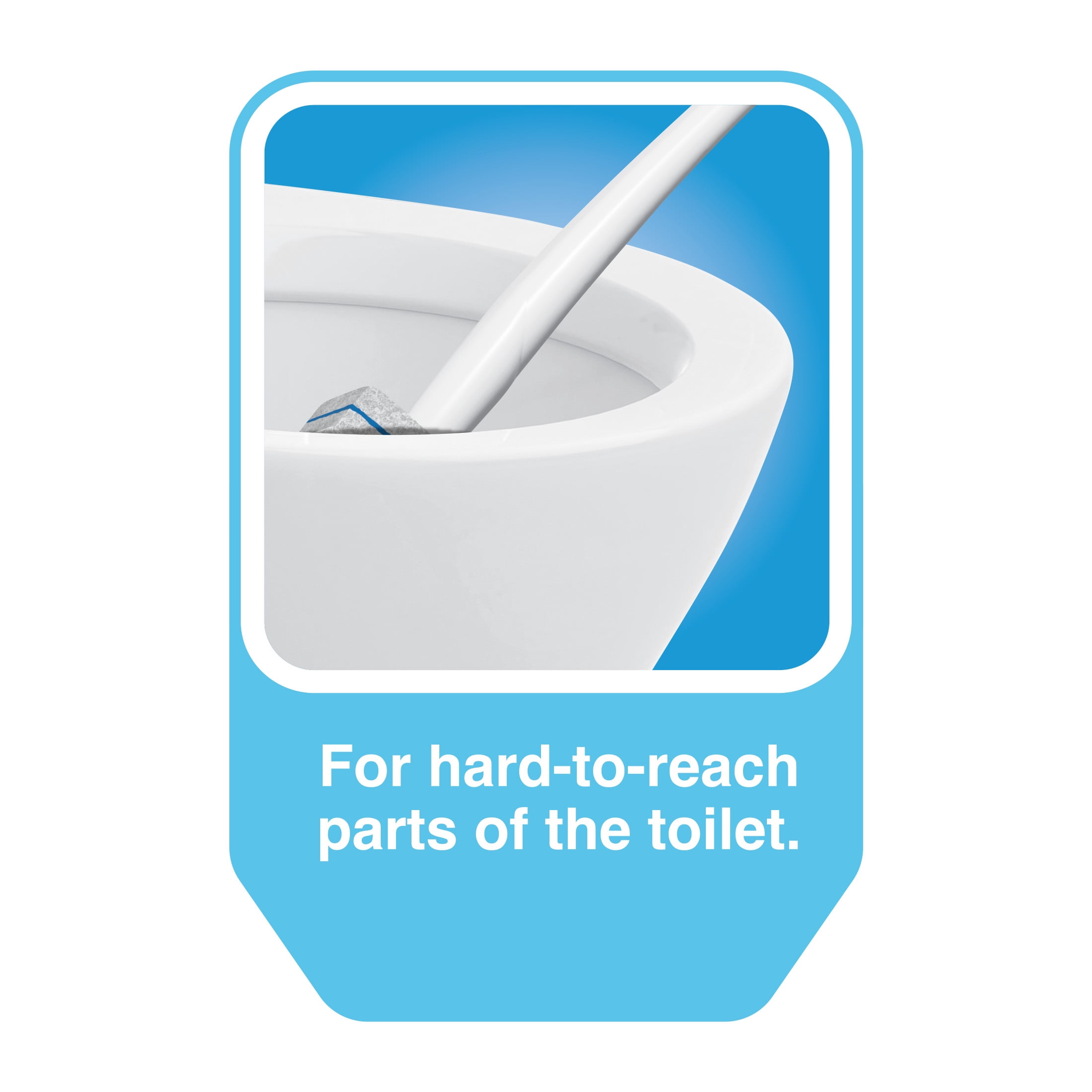 Great Value Toilet Cleaning System (1 Handle, 1 Caddy, 5 Disposable Scrubbing Pads) al8hd