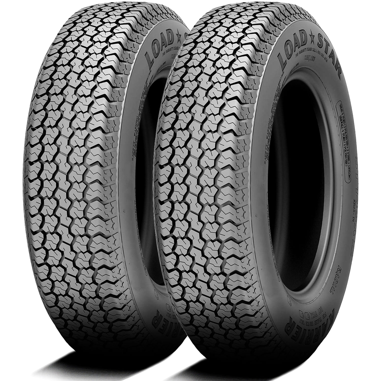 Loadstar K550 ST175/80D13 Trailer Tire (8 Ply, Load Range D) x8wxf