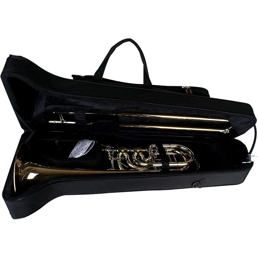 Protec MAX Contoured Bass Trombone Case (Black, 1 Unit) xk45r