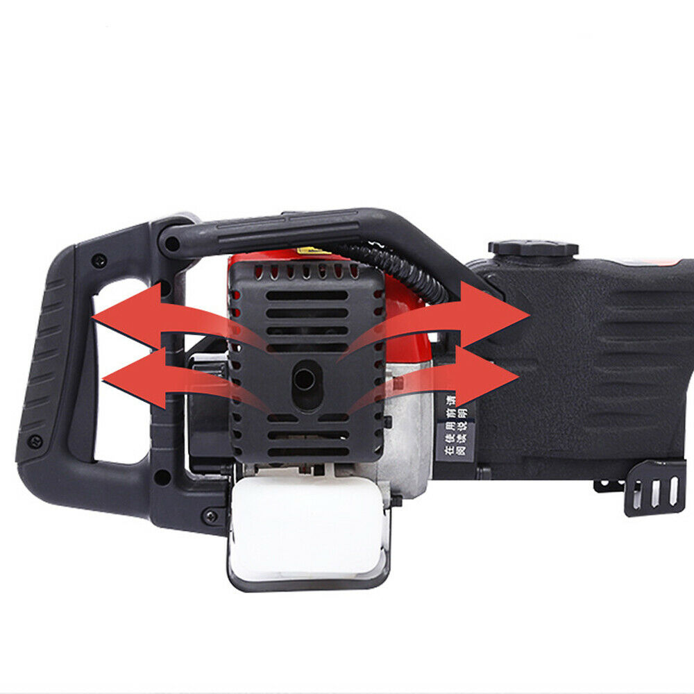 Fetcoi Gas Powered Demolition Jack Hammer 32.7CC 1.8kW Concrete Breaker (Black, 1.6 in Max Drilling Diameter) 3g9m7