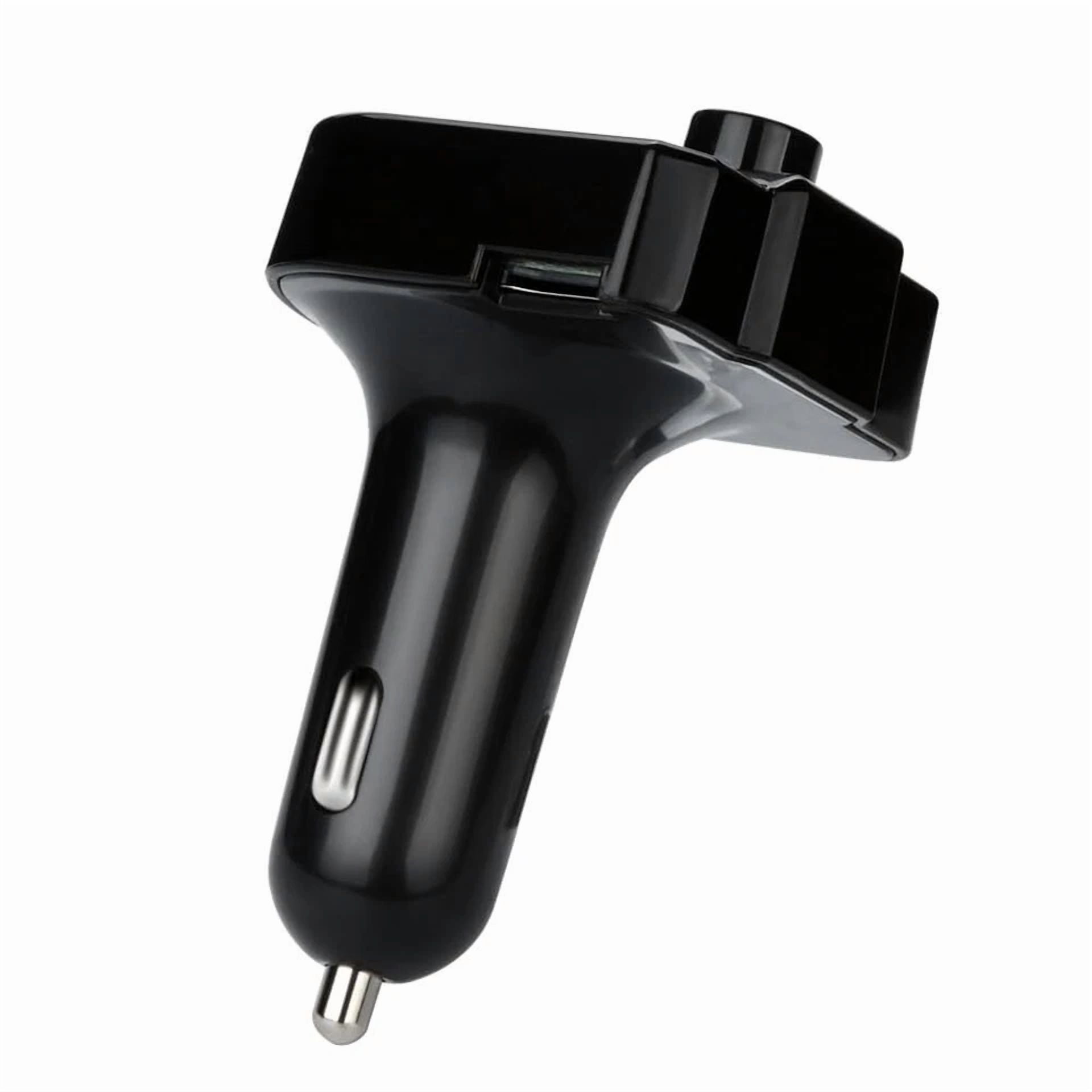 Rhea Car FM Transmitter Bluetooth Hands-Free Receiver Stereo Music Player (Universal) cv3gn