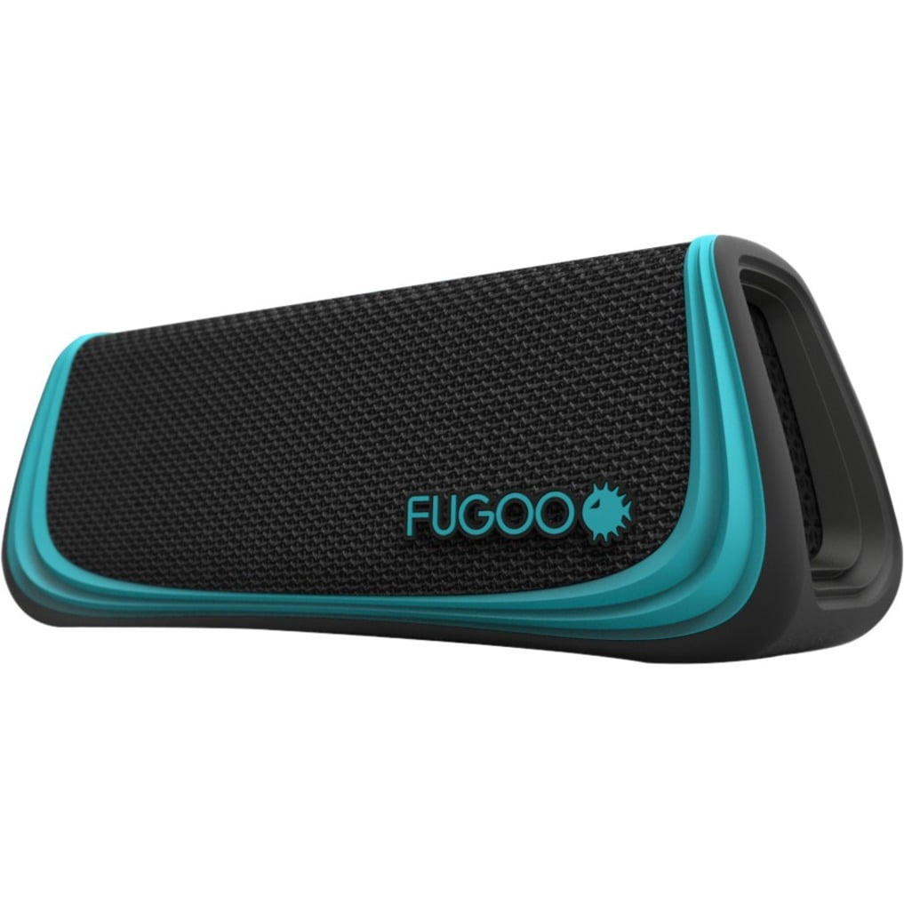 Fugoo Sport Portable Bluetooth Wireless Speaker Waterproof (Black/Teal, 1 Unit) xm6id