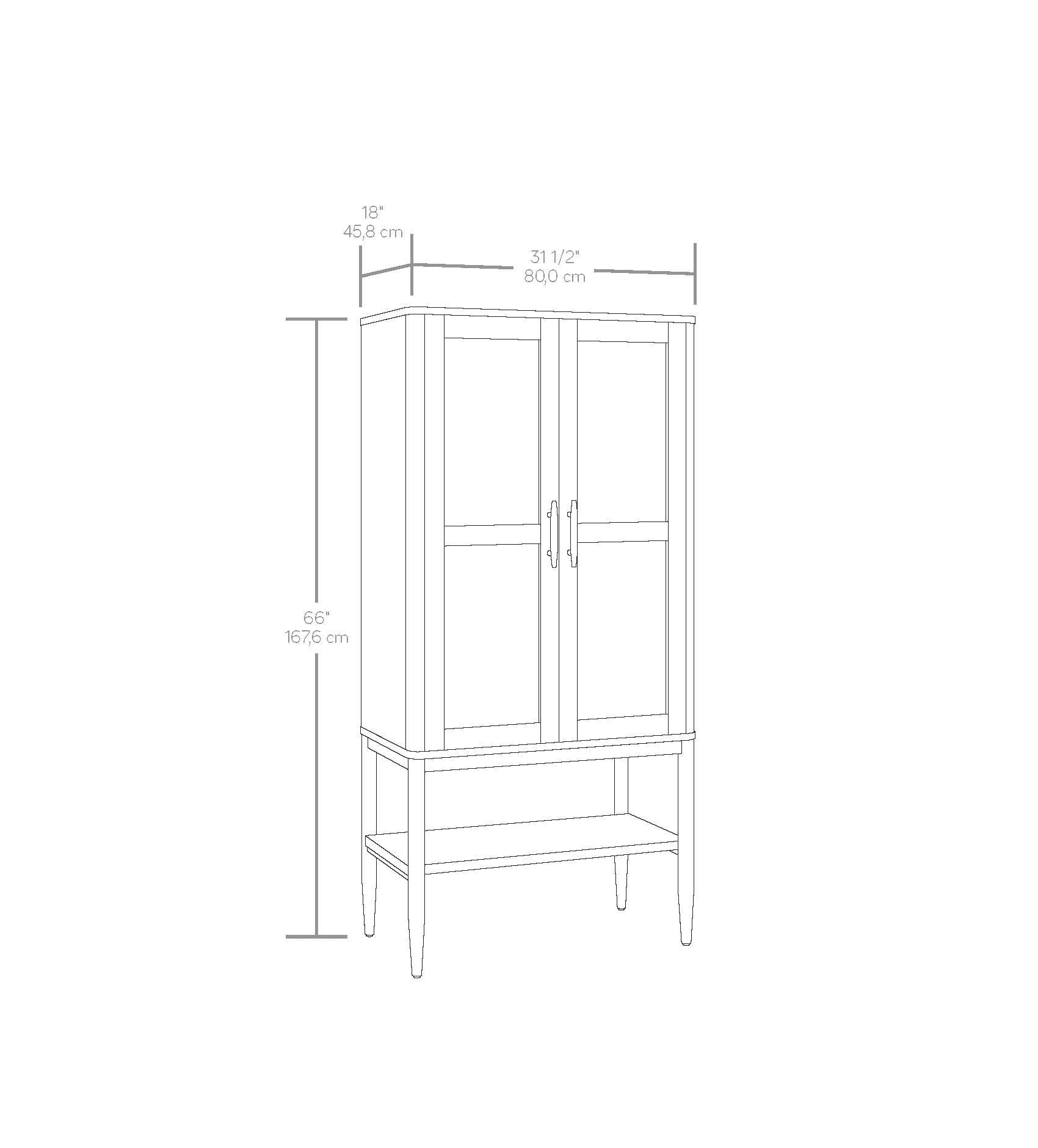 Better Homes & Gardens Springwood Caning Storage Accent Cabinet (Light Honey, 31.5 in x 18.03 in x 65.98 in) p5jwz